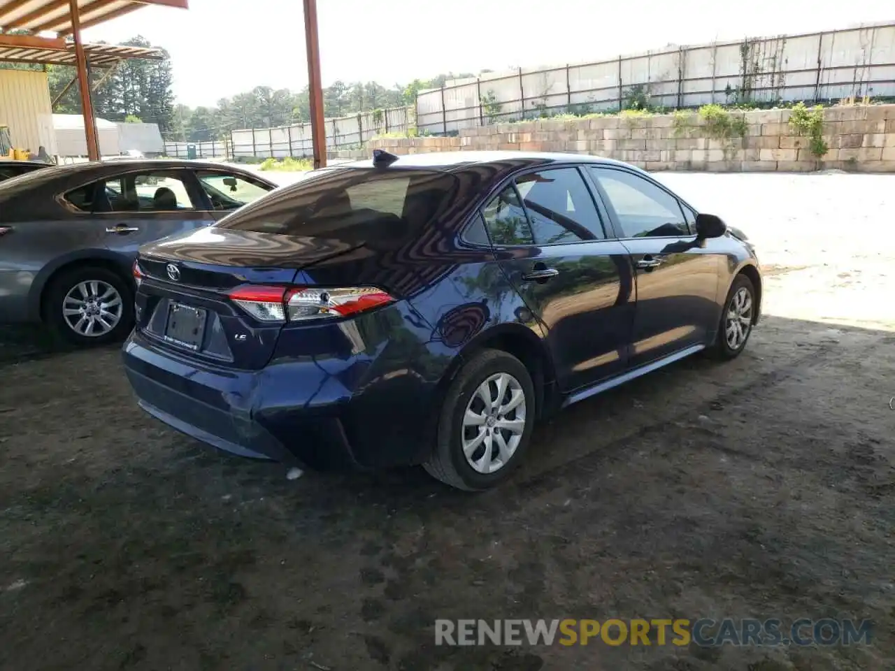 4 Photograph of a damaged car JTDEPRAE9LJ012176 TOYOTA COROLLA 2020