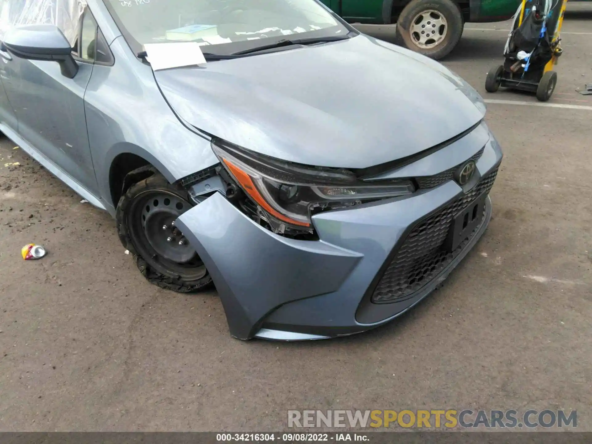 6 Photograph of a damaged car JTDEPRAE9LJ012341 TOYOTA COROLLA 2020