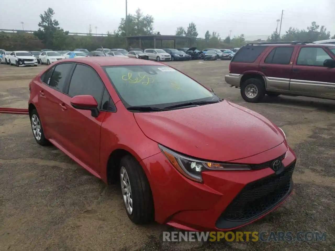 1 Photograph of a damaged car JTDEPRAE9LJ013098 TOYOTA COROLLA 2020