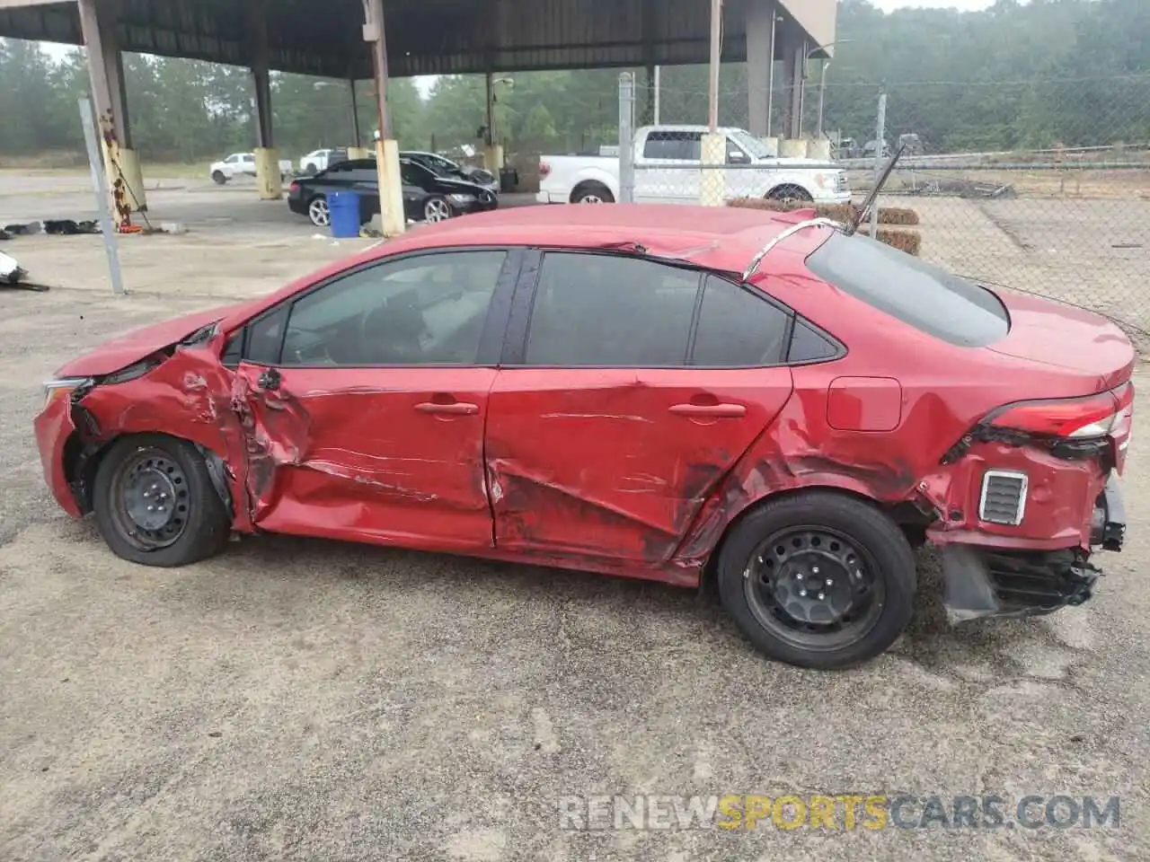 9 Photograph of a damaged car JTDEPRAE9LJ013098 TOYOTA COROLLA 2020