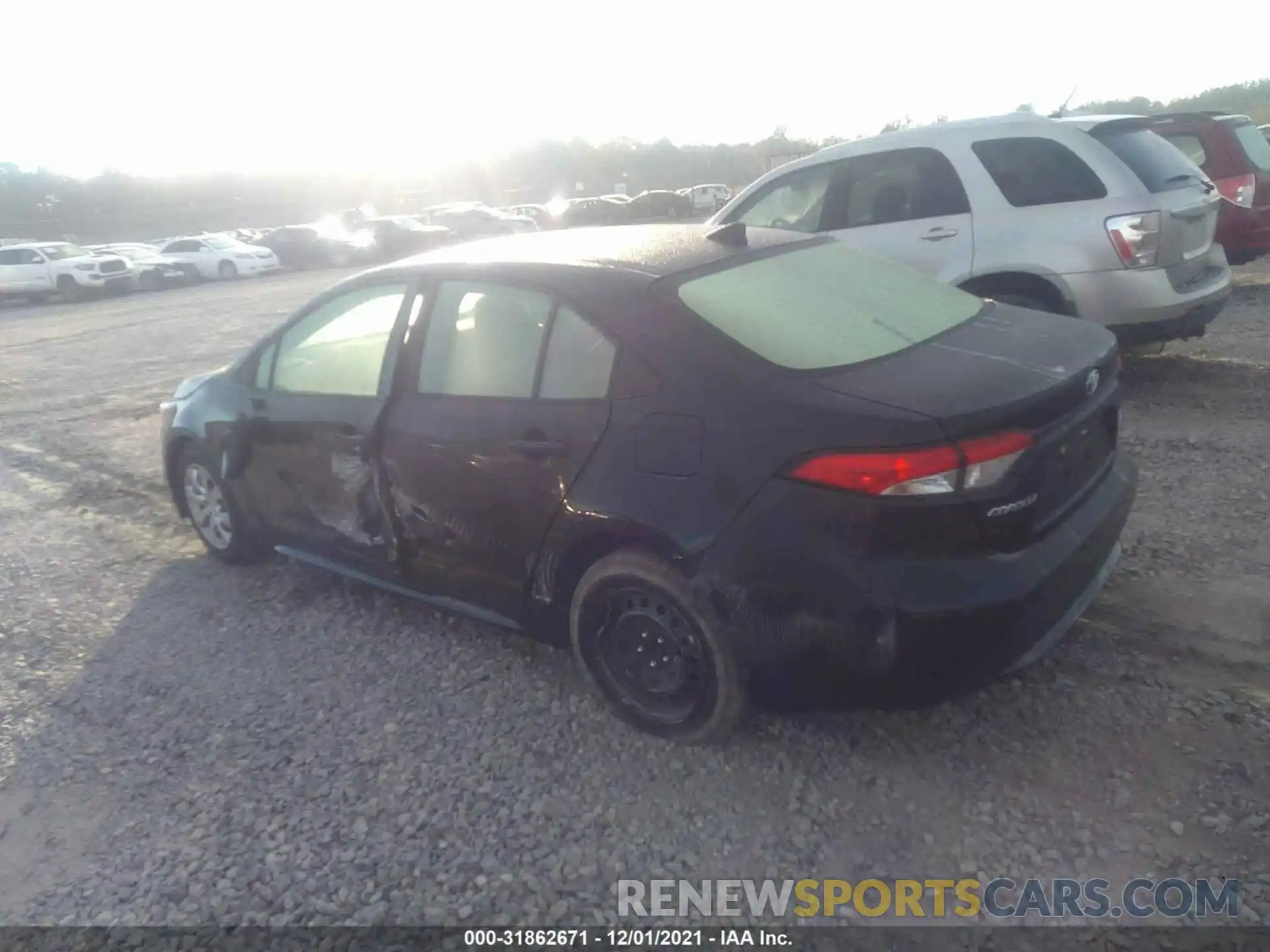 3 Photograph of a damaged car JTDEPRAE9LJ013182 TOYOTA COROLLA 2020