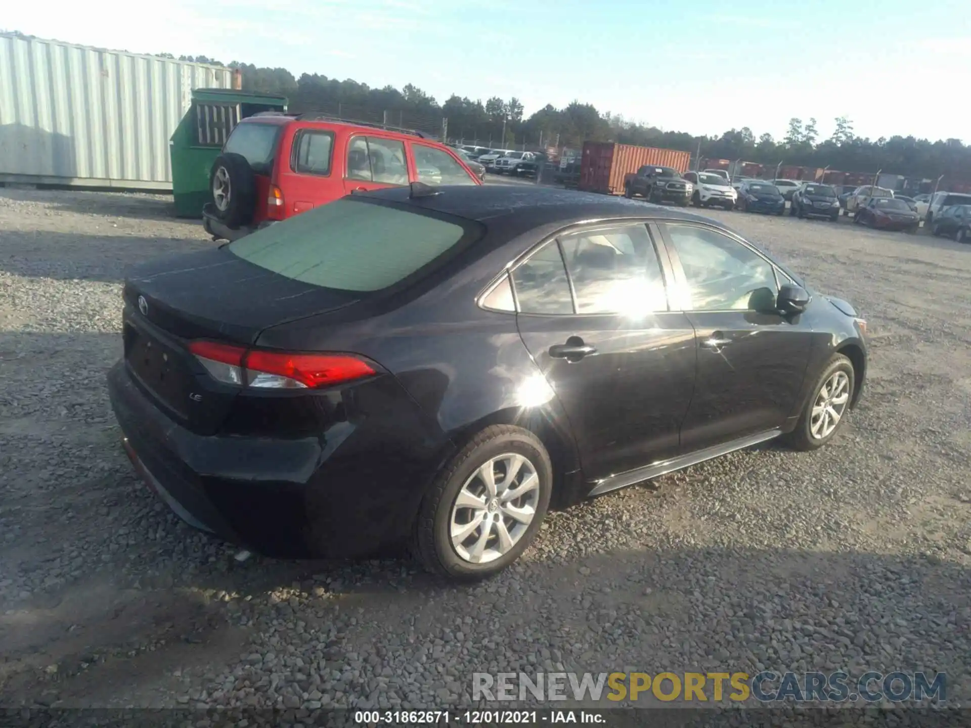 4 Photograph of a damaged car JTDEPRAE9LJ013182 TOYOTA COROLLA 2020