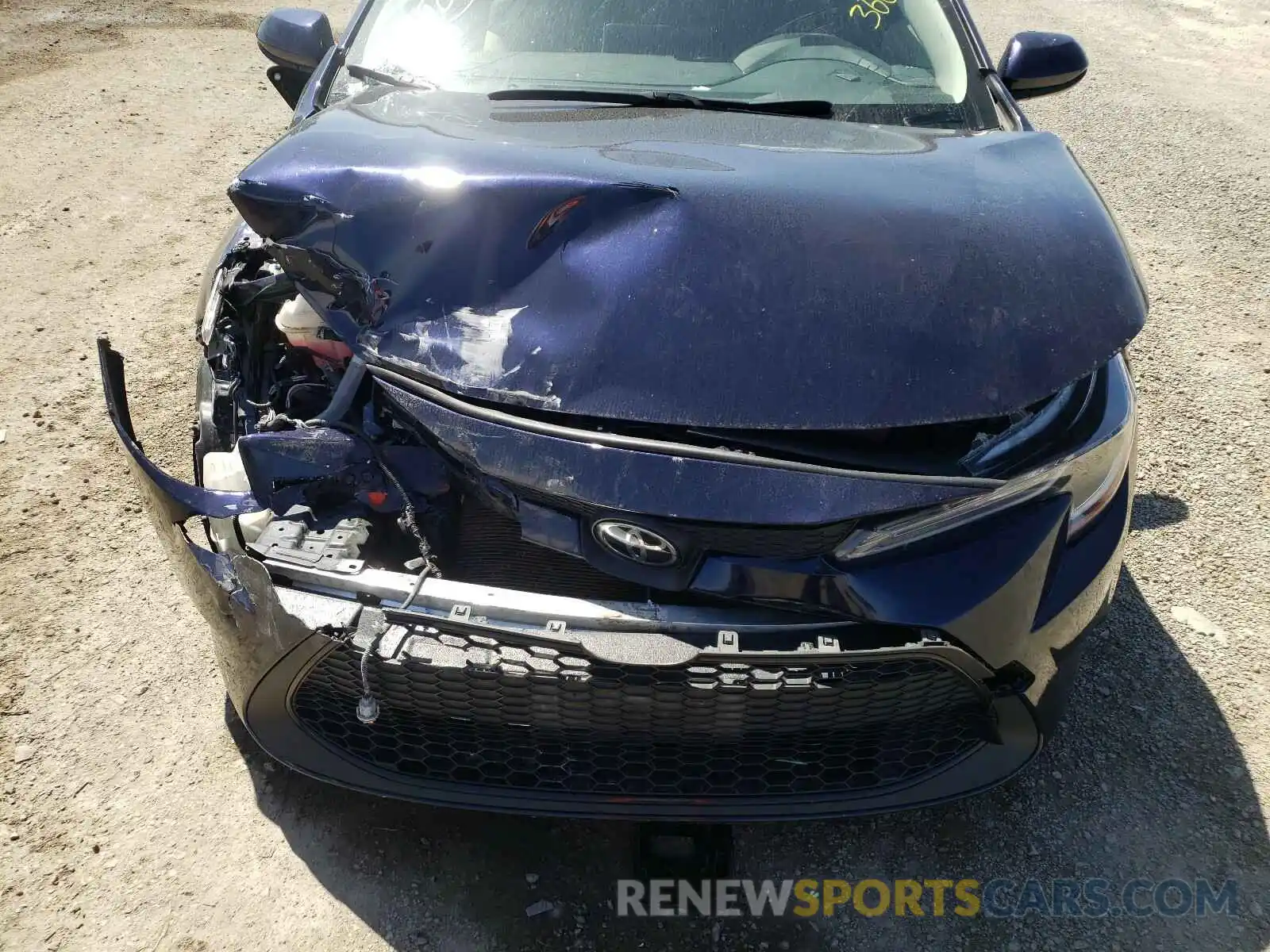 7 Photograph of a damaged car JTDEPRAE9LJ014350 TOYOTA COROLLA 2020