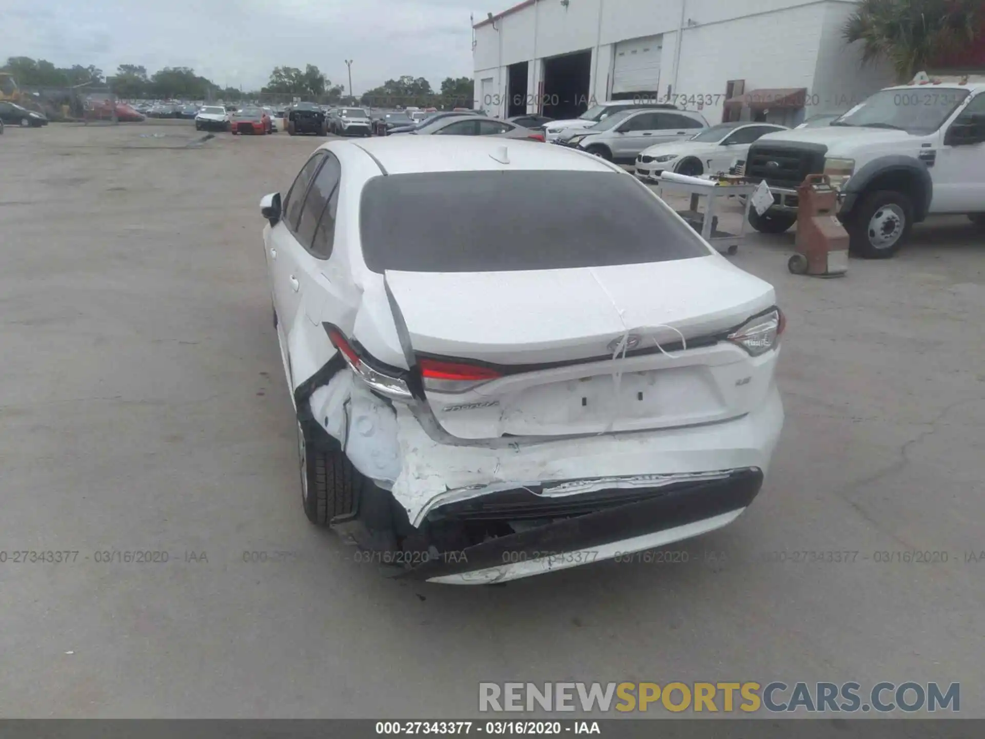 6 Photograph of a damaged car JTDEPRAE9LJ014638 TOYOTA COROLLA 2020