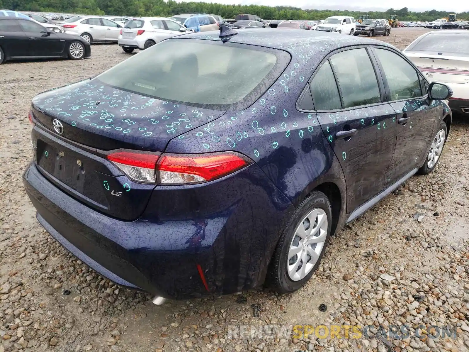 3 Photograph of a damaged car JTDEPRAE9LJ016485 TOYOTA COROLLA 2020