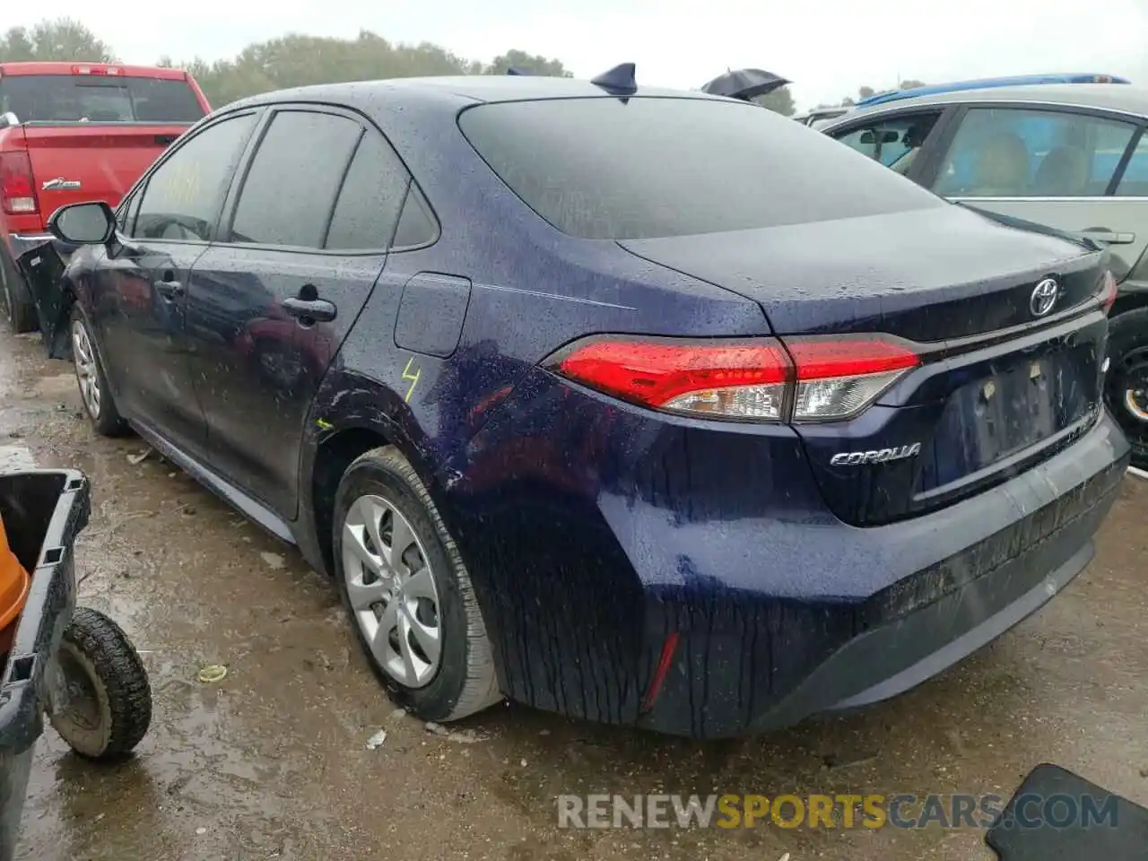 3 Photograph of a damaged car JTDEPRAE9LJ016549 TOYOTA COROLLA 2020