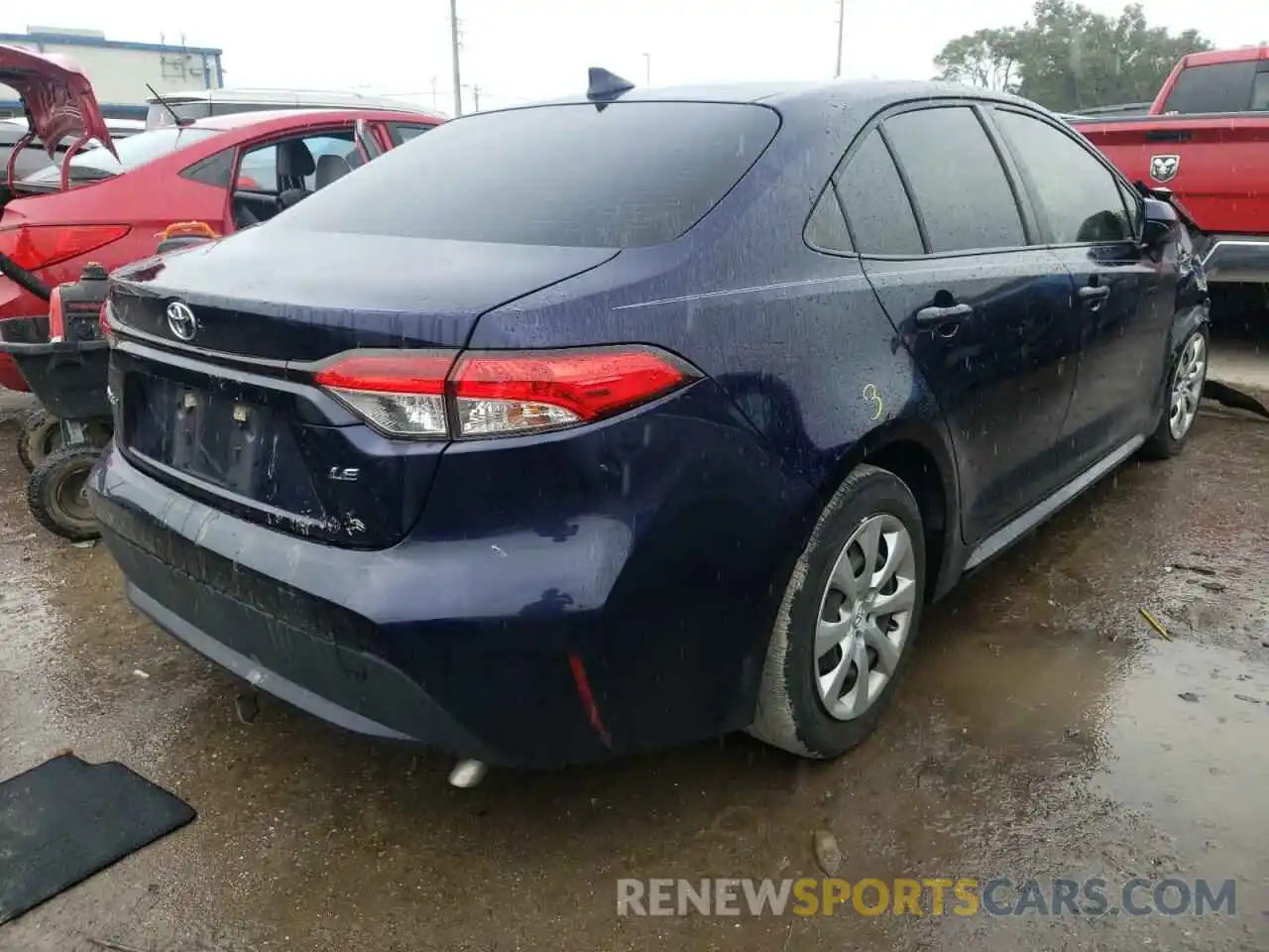 4 Photograph of a damaged car JTDEPRAE9LJ016549 TOYOTA COROLLA 2020