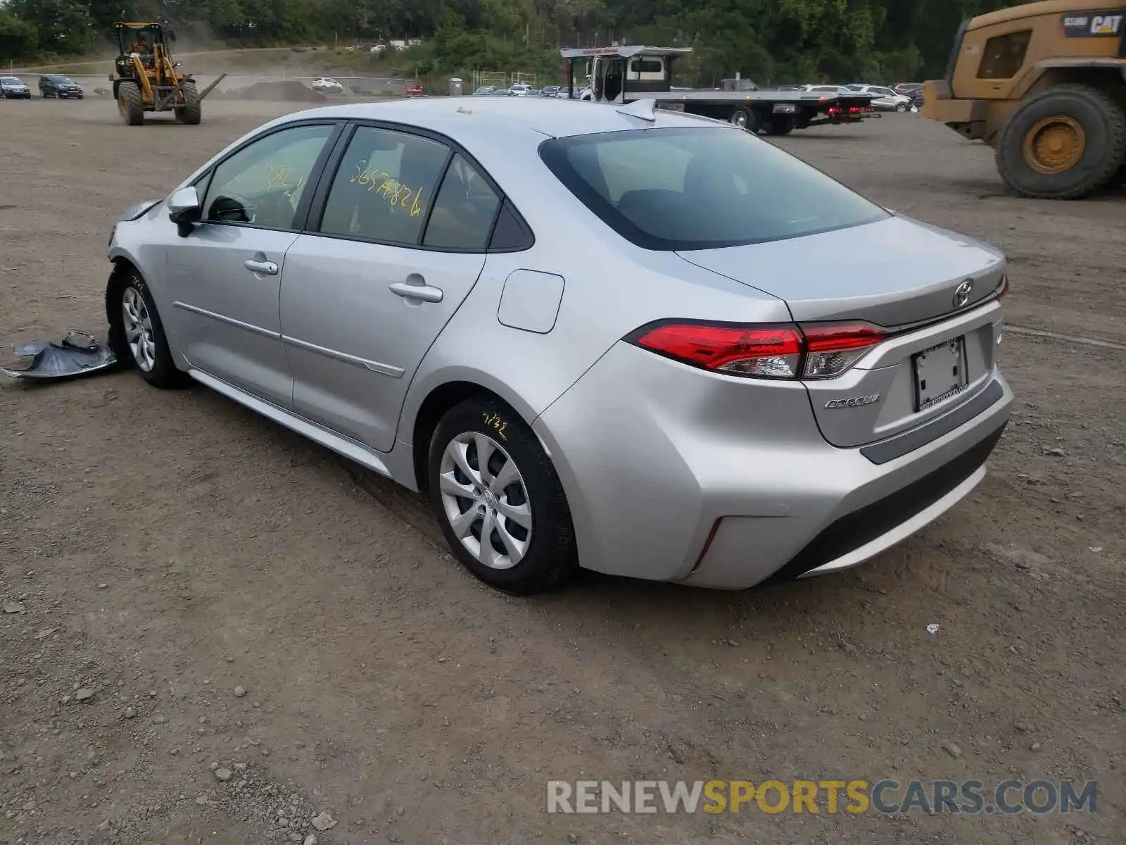 3 Photograph of a damaged car JTDEPRAE9LJ016695 TOYOTA COROLLA 2020