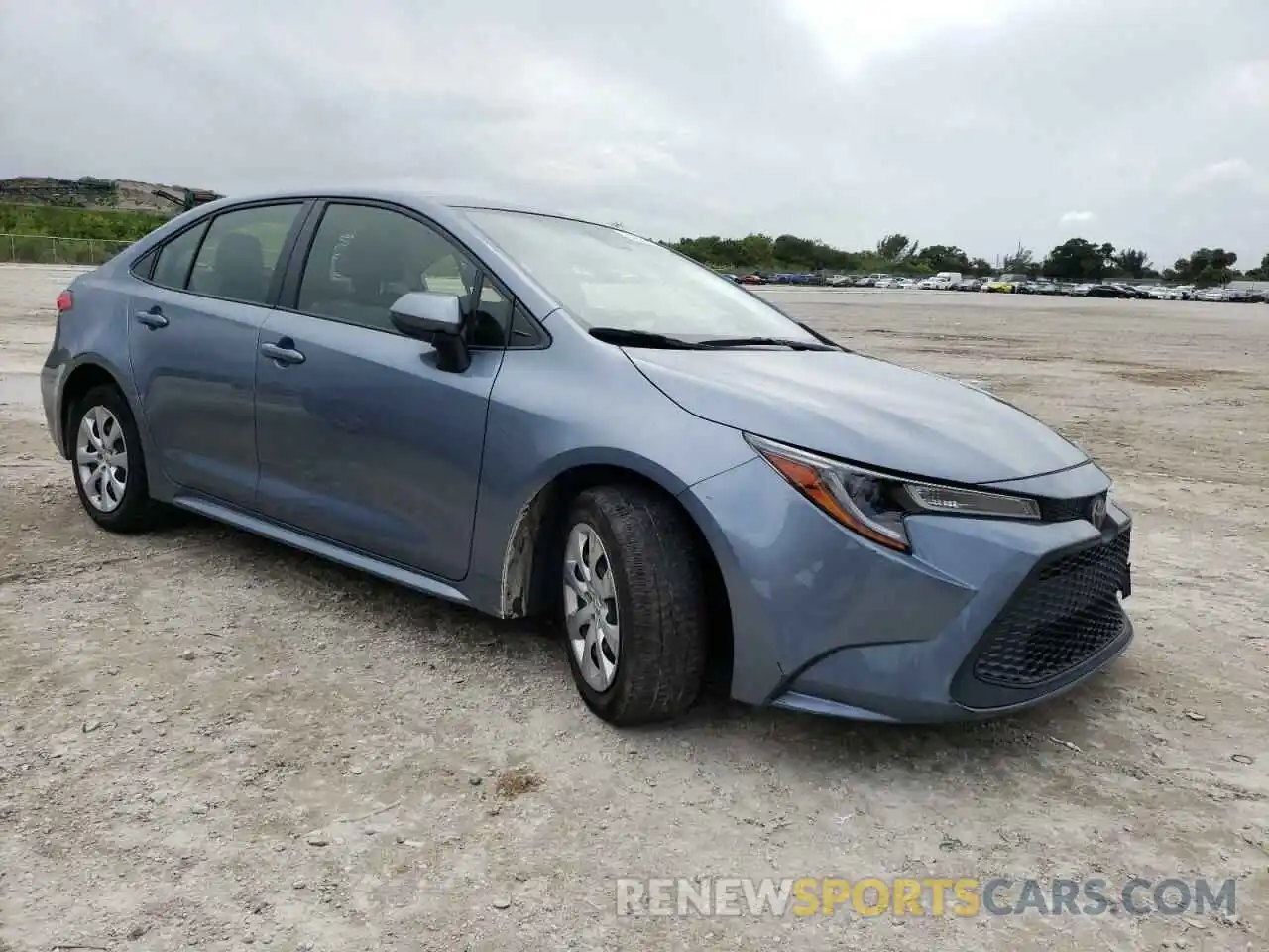 1 Photograph of a damaged car JTDEPRAE9LJ017250 TOYOTA COROLLA 2020