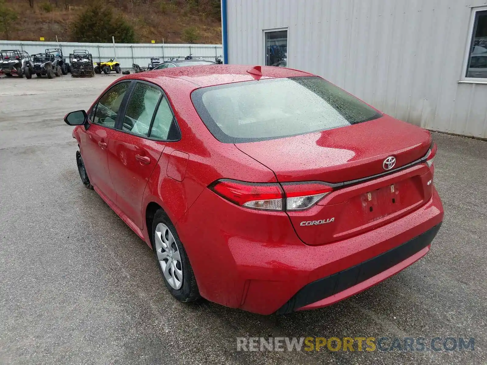 3 Photograph of a damaged car JTDEPRAE9LJ017474 TOYOTA COROLLA 2020