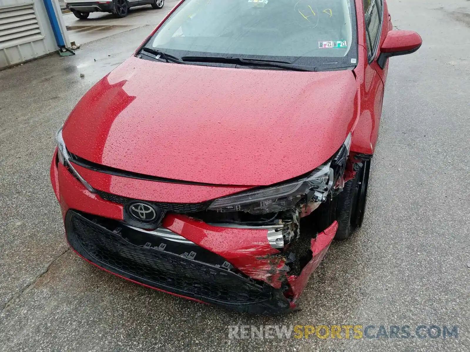 9 Photograph of a damaged car JTDEPRAE9LJ017474 TOYOTA COROLLA 2020