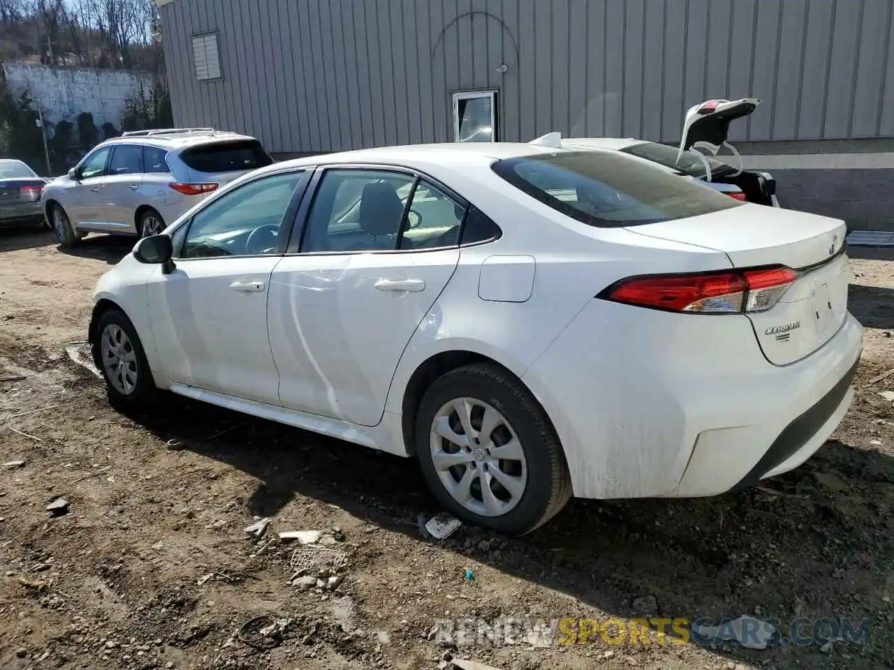 2 Photograph of a damaged car JTDEPRAE9LJ017717 TOYOTA COROLLA 2020