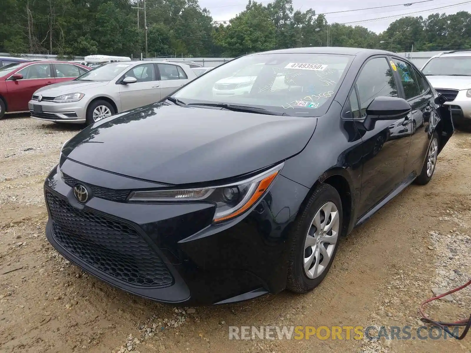 2 Photograph of a damaged car JTDEPRAE9LJ018169 TOYOTA COROLLA 2020