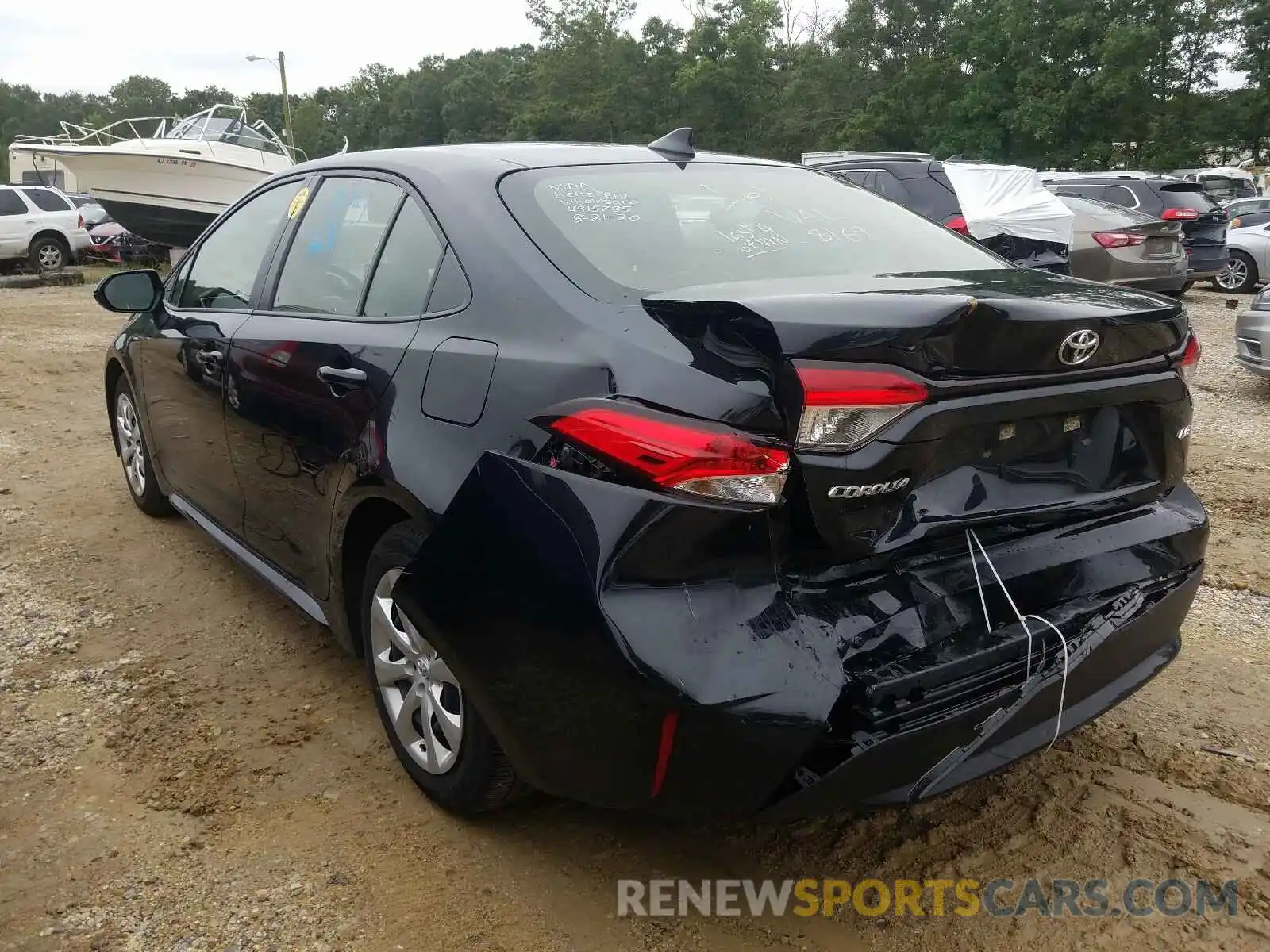 3 Photograph of a damaged car JTDEPRAE9LJ018169 TOYOTA COROLLA 2020