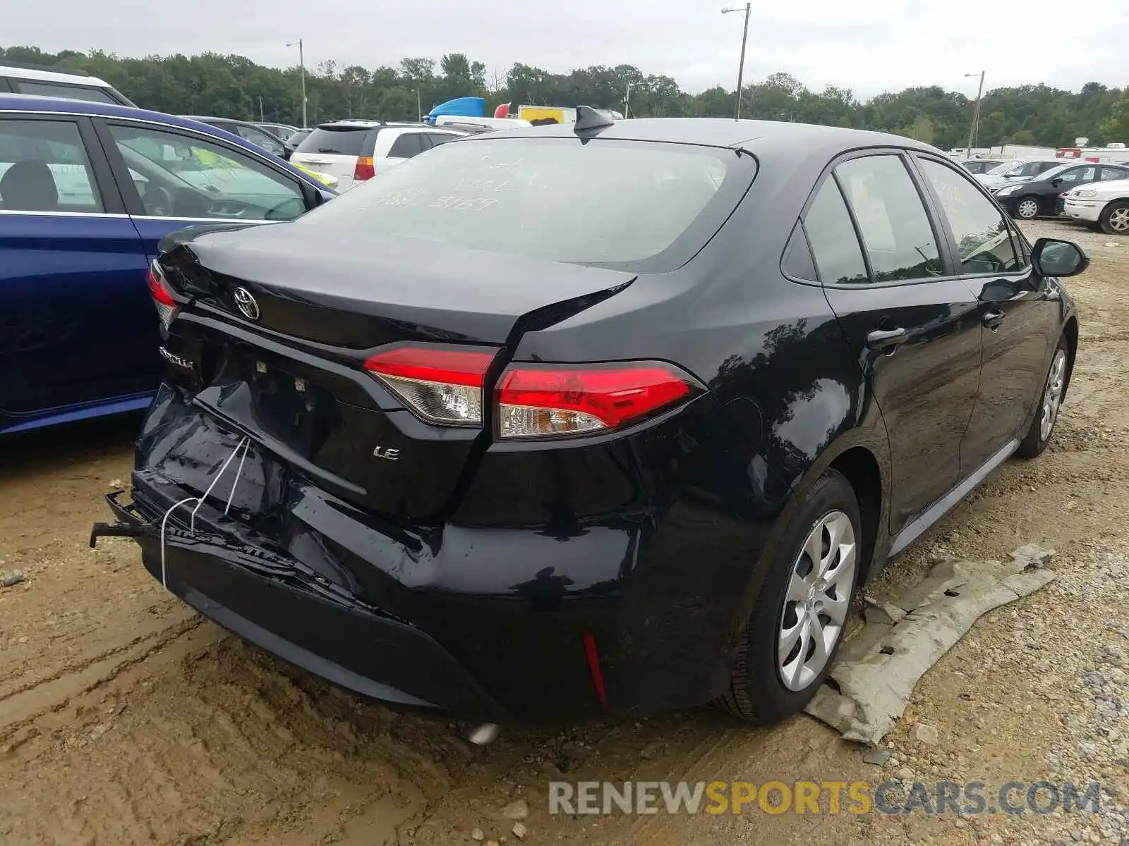 4 Photograph of a damaged car JTDEPRAE9LJ018169 TOYOTA COROLLA 2020