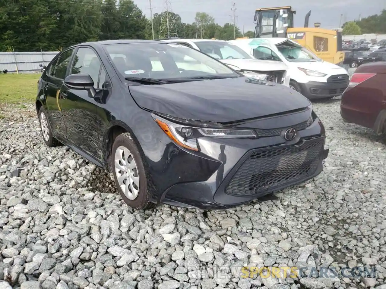 1 Photograph of a damaged car JTDEPRAE9LJ018916 TOYOTA COROLLA 2020