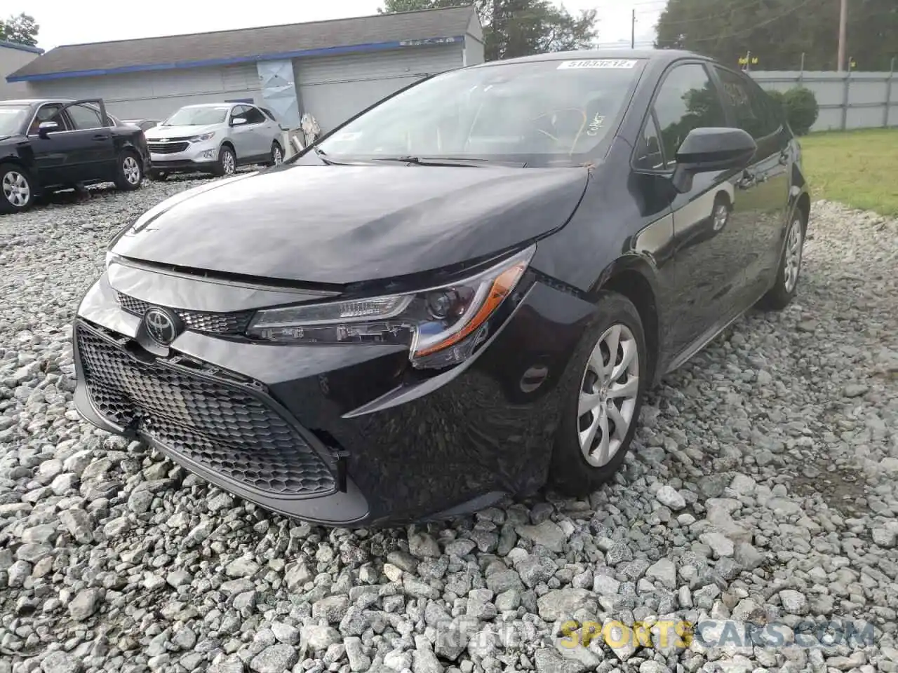 2 Photograph of a damaged car JTDEPRAE9LJ018916 TOYOTA COROLLA 2020