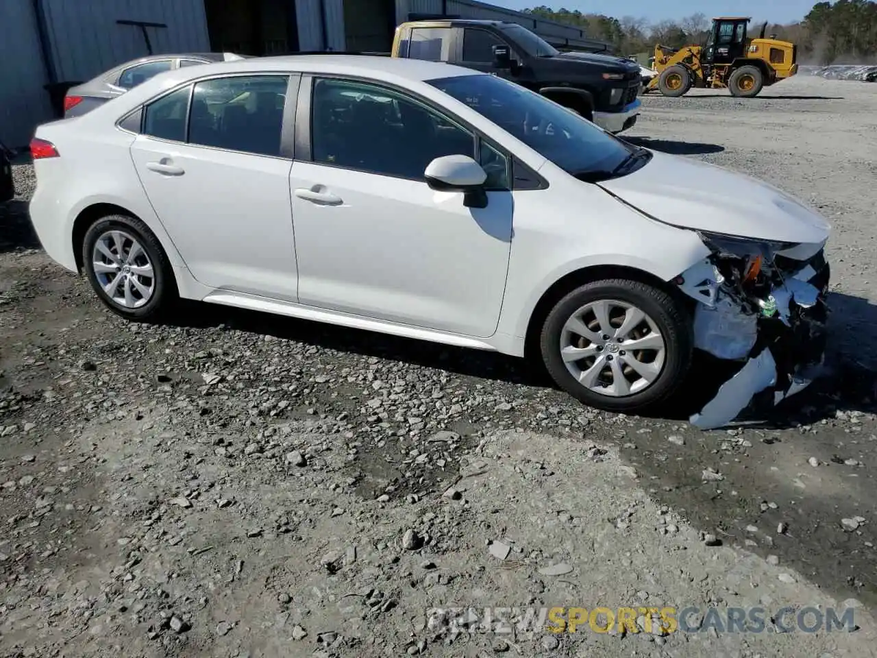 4 Photograph of a damaged car JTDEPRAE9LJ019175 TOYOTA COROLLA 2020