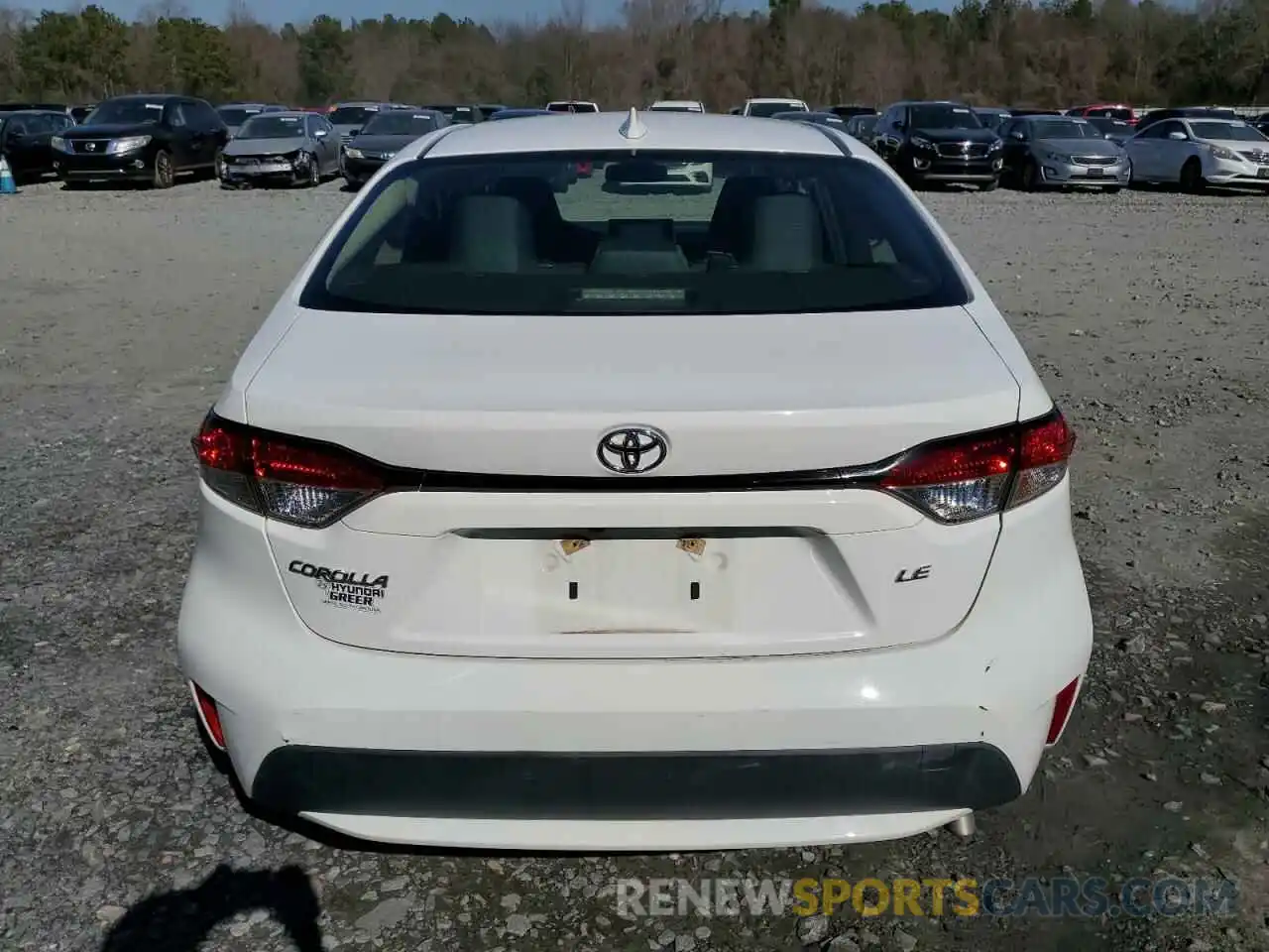 6 Photograph of a damaged car JTDEPRAE9LJ019175 TOYOTA COROLLA 2020