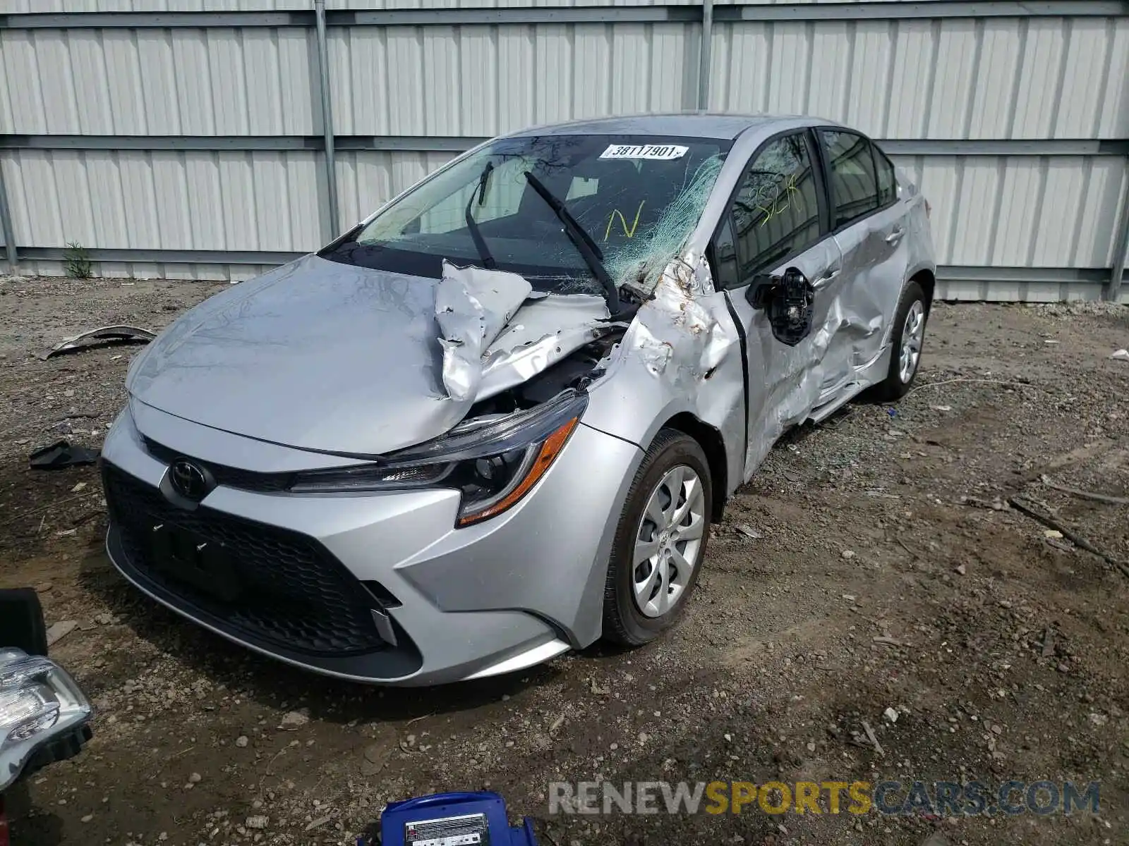 9 Photograph of a damaged car JTDEPRAE9LJ019323 TOYOTA COROLLA 2020