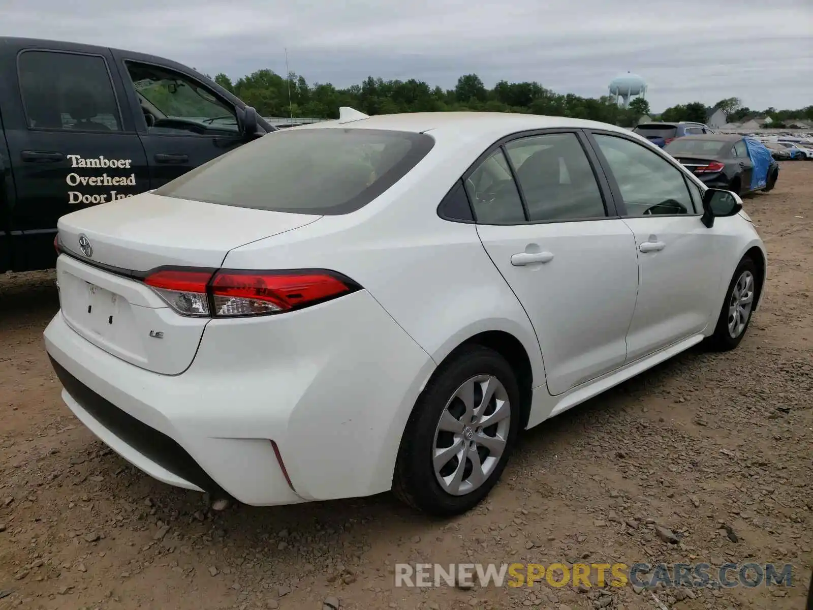 4 Photograph of a damaged car JTDEPRAE9LJ019337 TOYOTA COROLLA 2020