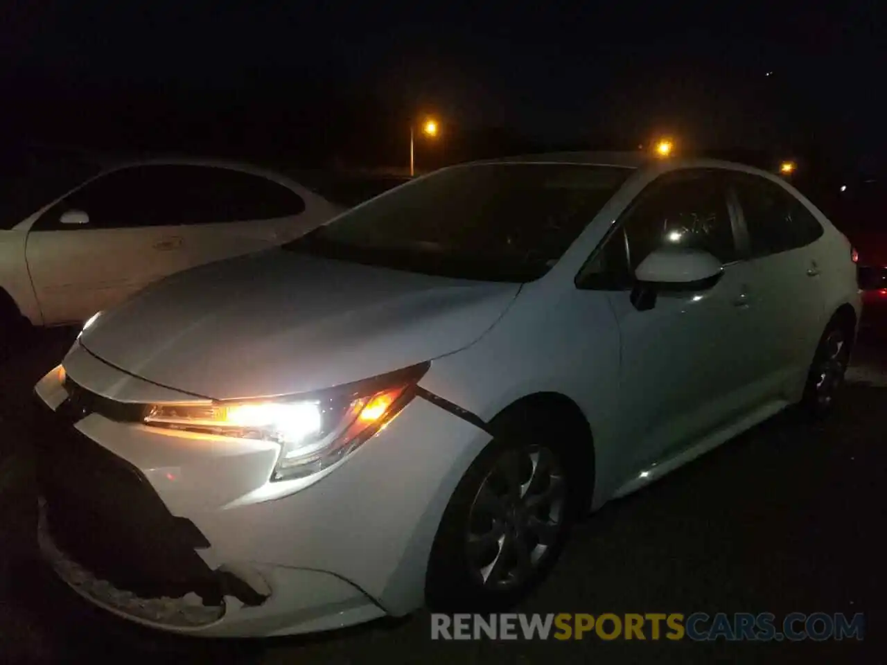 2 Photograph of a damaged car JTDEPRAE9LJ020164 TOYOTA COROLLA 2020