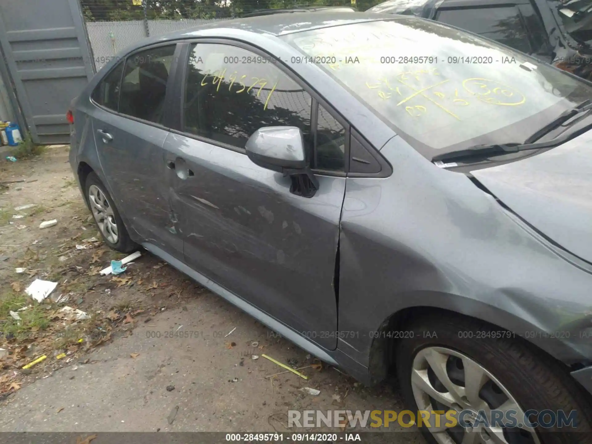 6 Photograph of a damaged car JTDEPRAE9LJ020293 TOYOTA COROLLA 2020