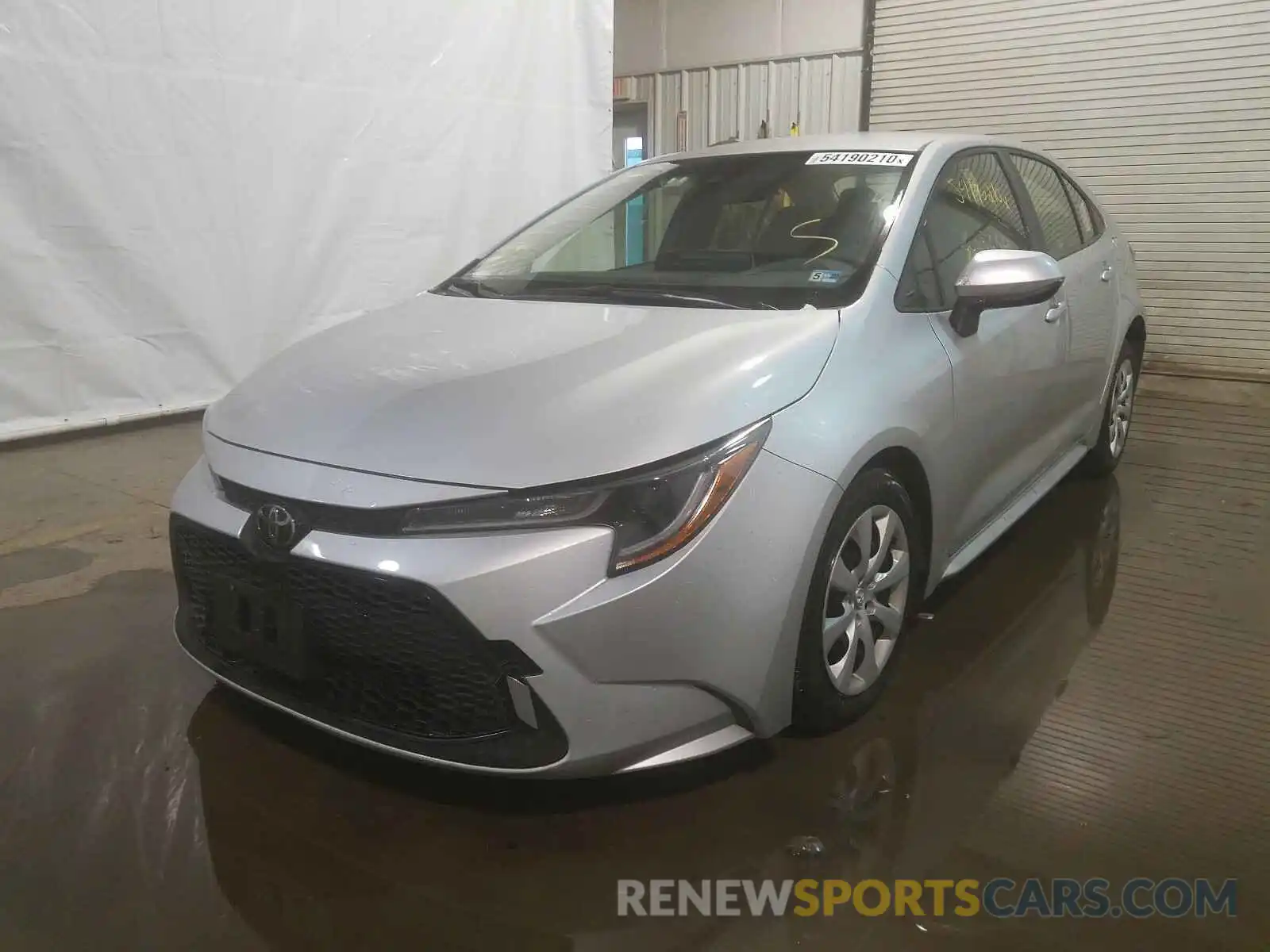 2 Photograph of a damaged car JTDEPRAE9LJ021380 TOYOTA COROLLA 2020