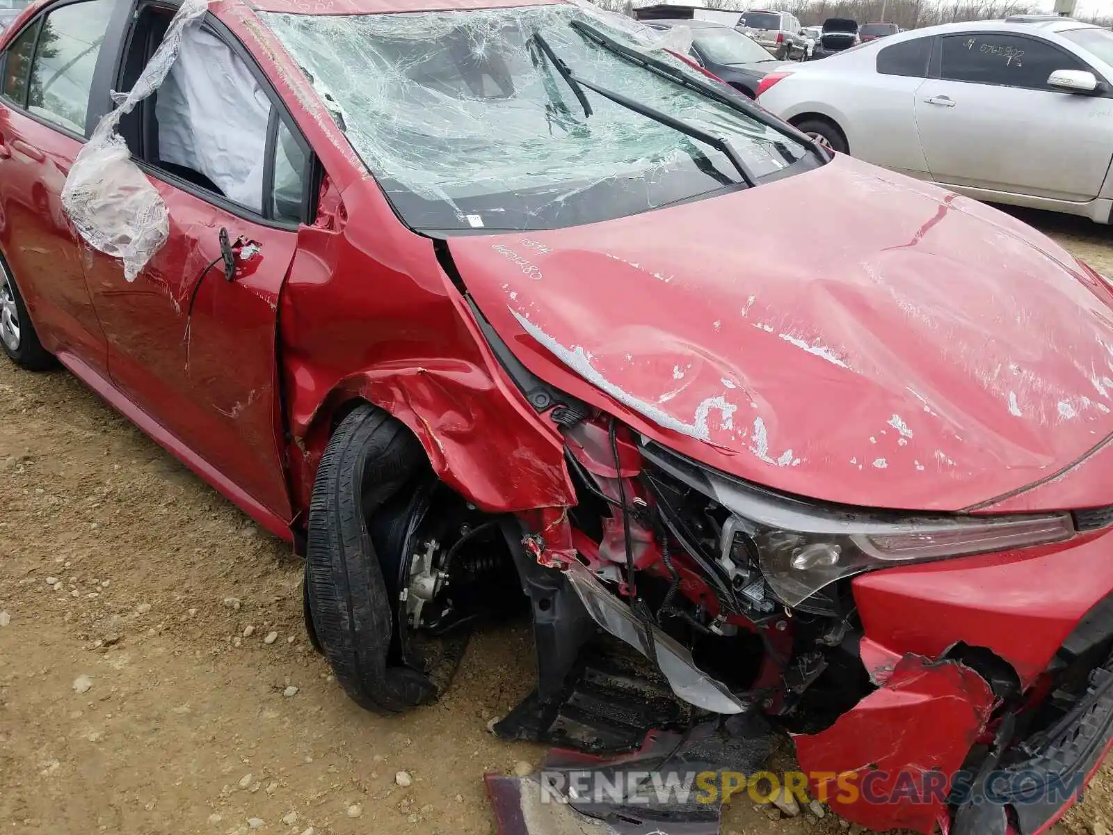 9 Photograph of a damaged car JTDEPRAE9LJ021895 TOYOTA COROLLA 2020