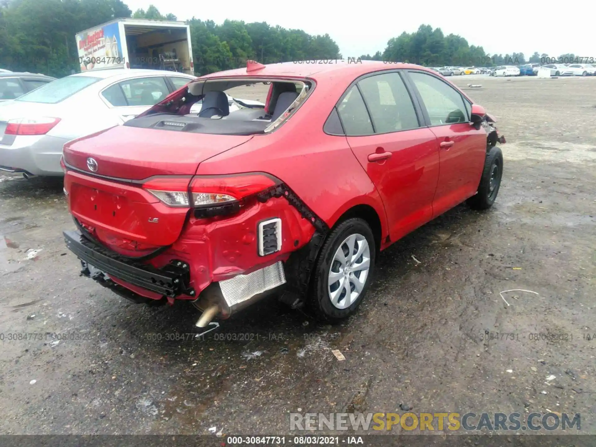 4 Photograph of a damaged car JTDEPRAE9LJ021914 TOYOTA COROLLA 2020