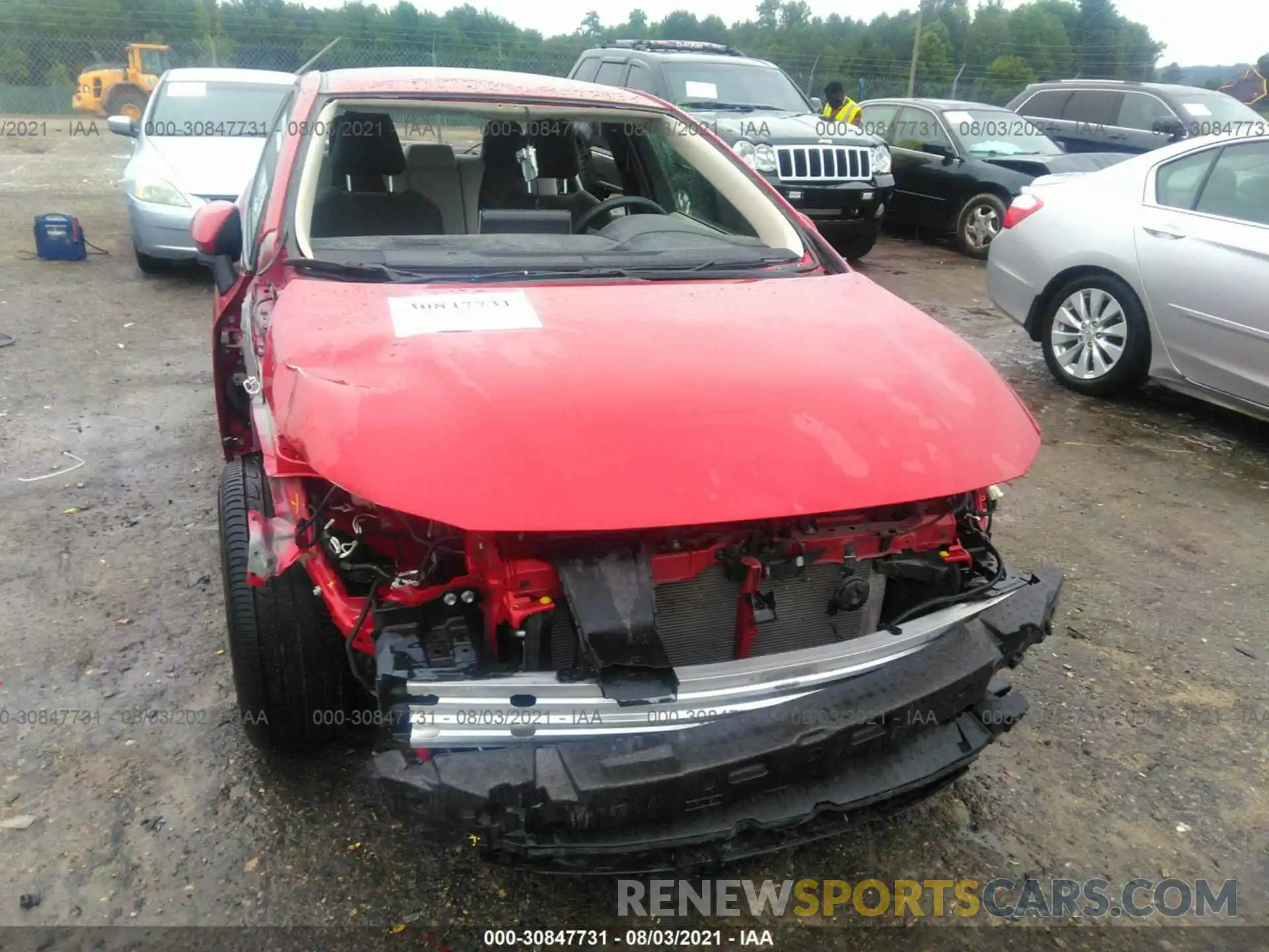 6 Photograph of a damaged car JTDEPRAE9LJ021914 TOYOTA COROLLA 2020