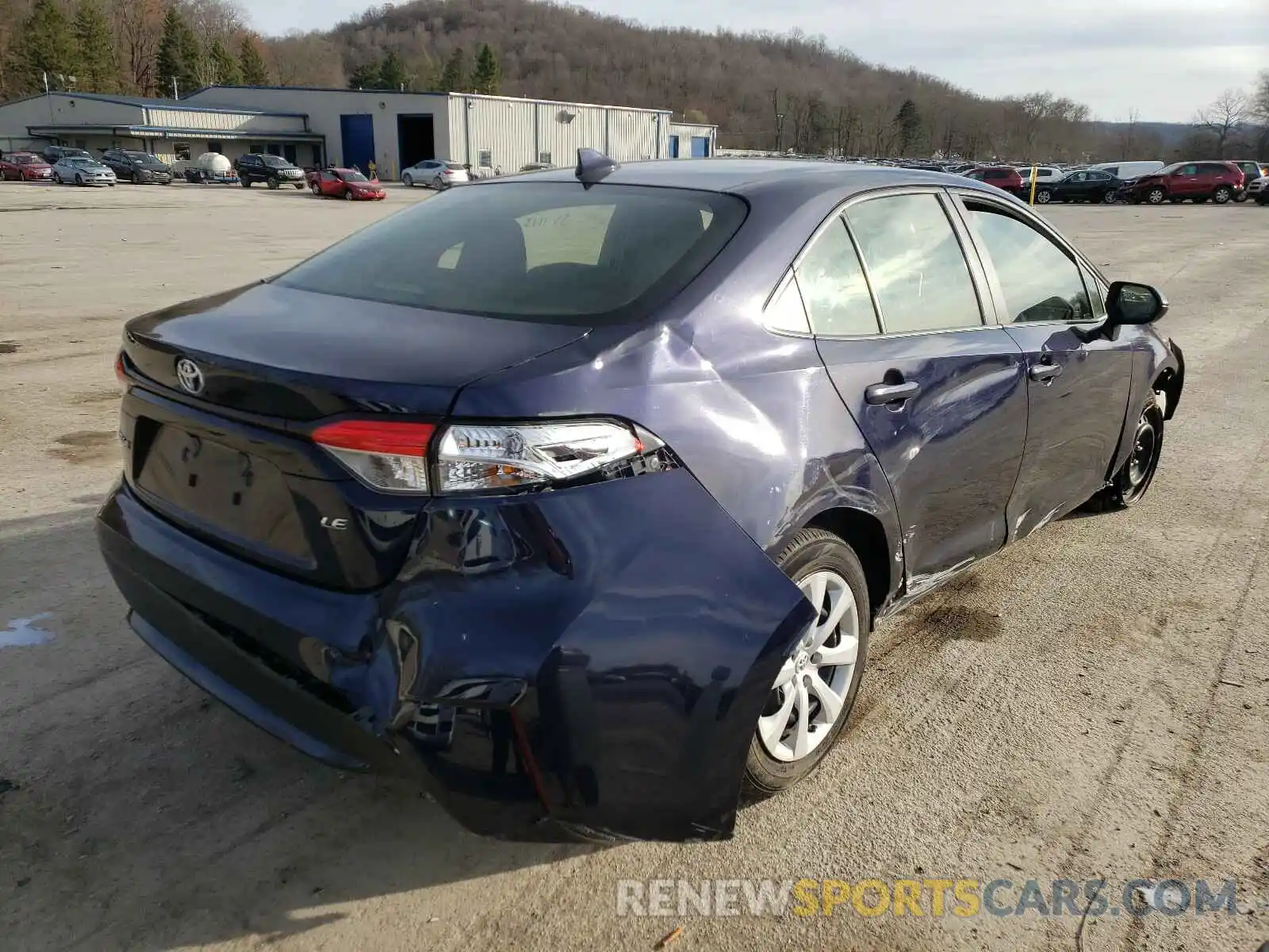 4 Photograph of a damaged car JTDEPRAE9LJ022125 TOYOTA COROLLA 2020