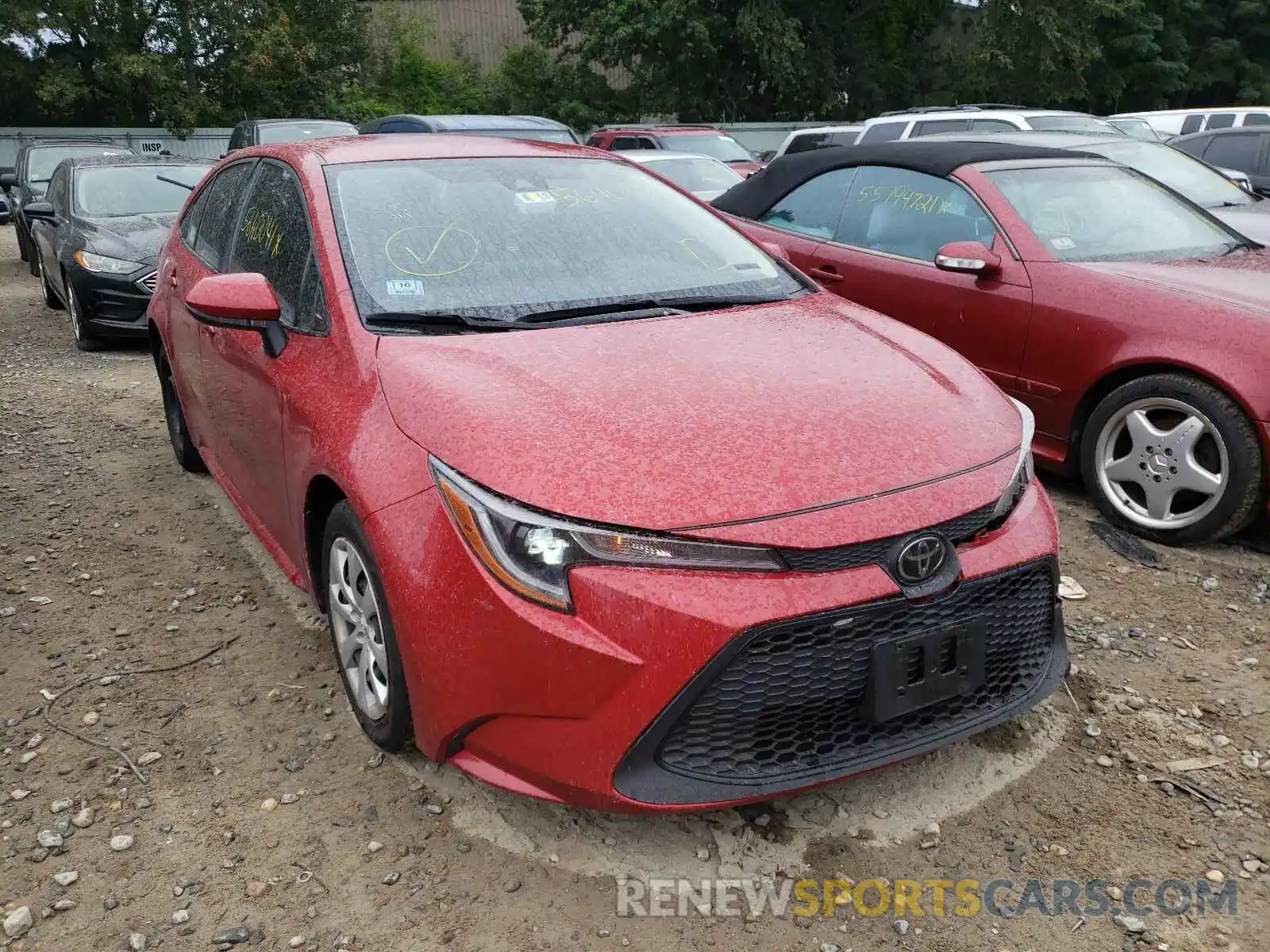 1 Photograph of a damaged car JTDEPRAE9LJ022142 TOYOTA COROLLA 2020