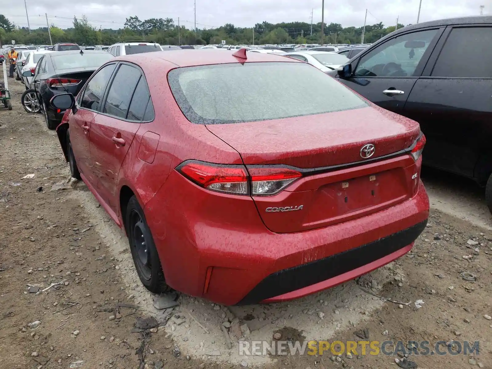 3 Photograph of a damaged car JTDEPRAE9LJ022142 TOYOTA COROLLA 2020