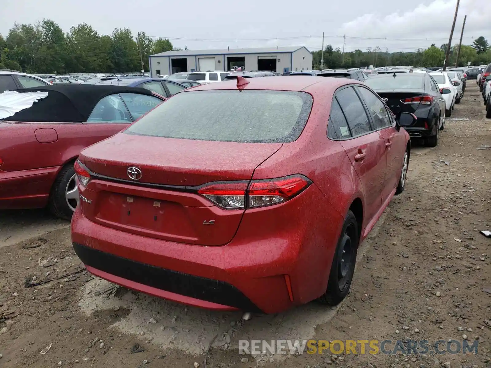 4 Photograph of a damaged car JTDEPRAE9LJ022142 TOYOTA COROLLA 2020