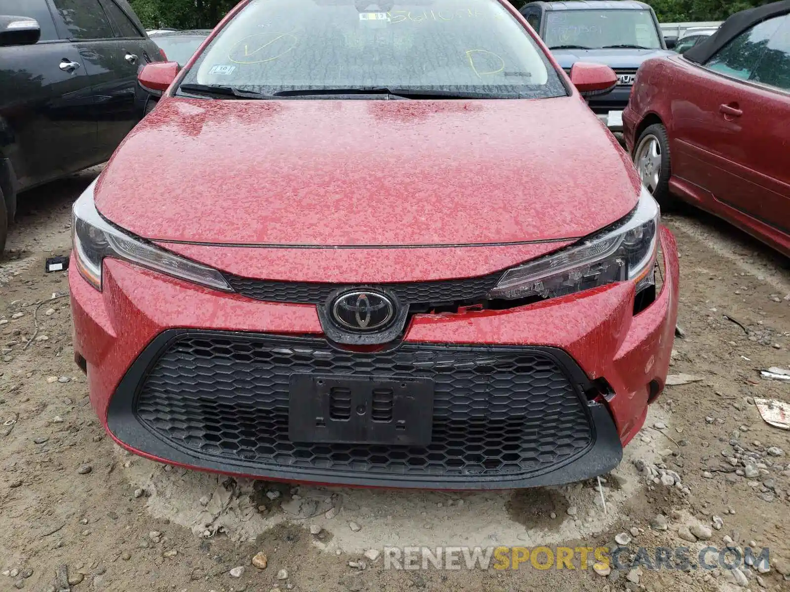 9 Photograph of a damaged car JTDEPRAE9LJ022142 TOYOTA COROLLA 2020