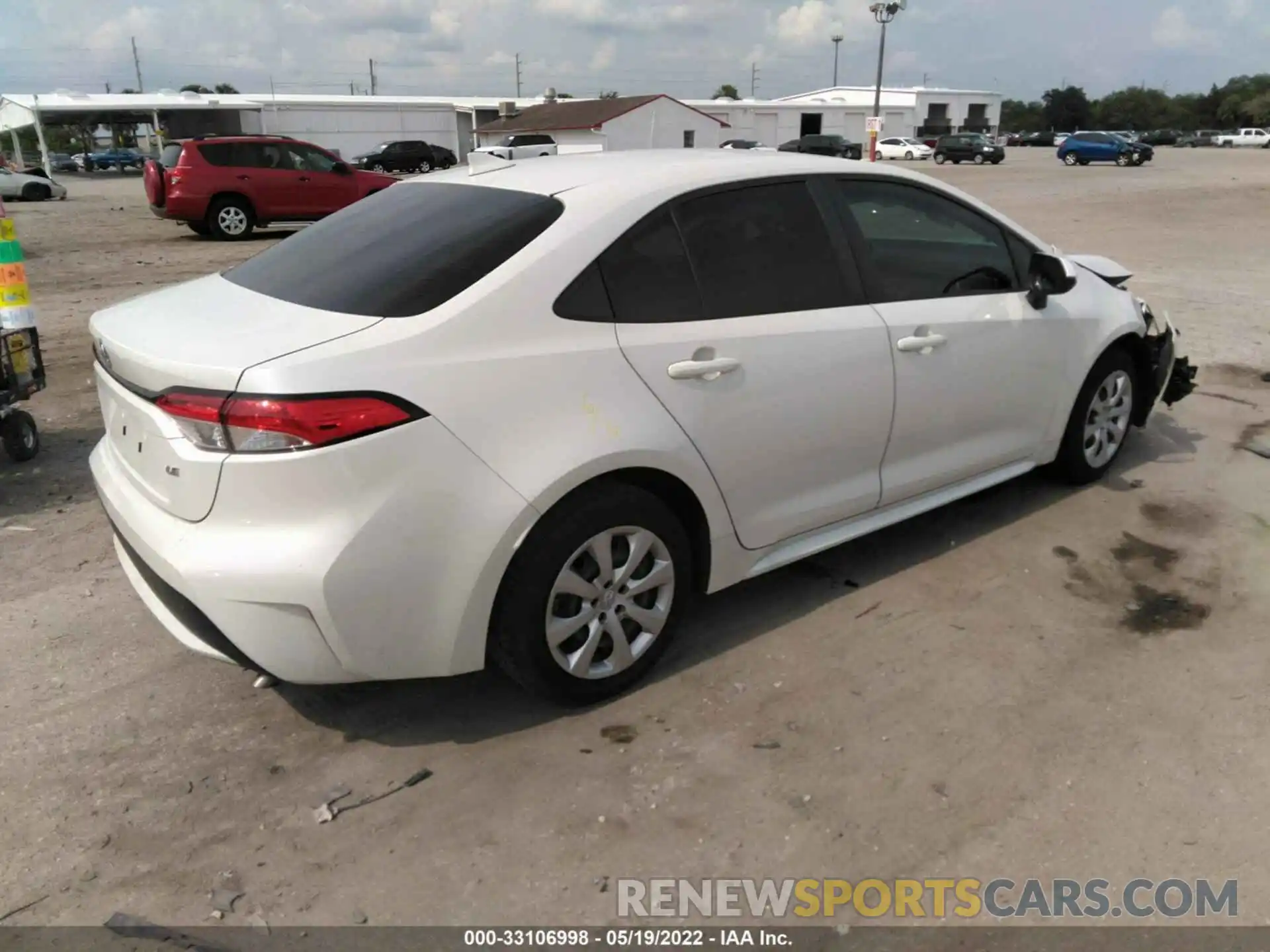 4 Photograph of a damaged car JTDEPRAE9LJ022299 TOYOTA COROLLA 2020