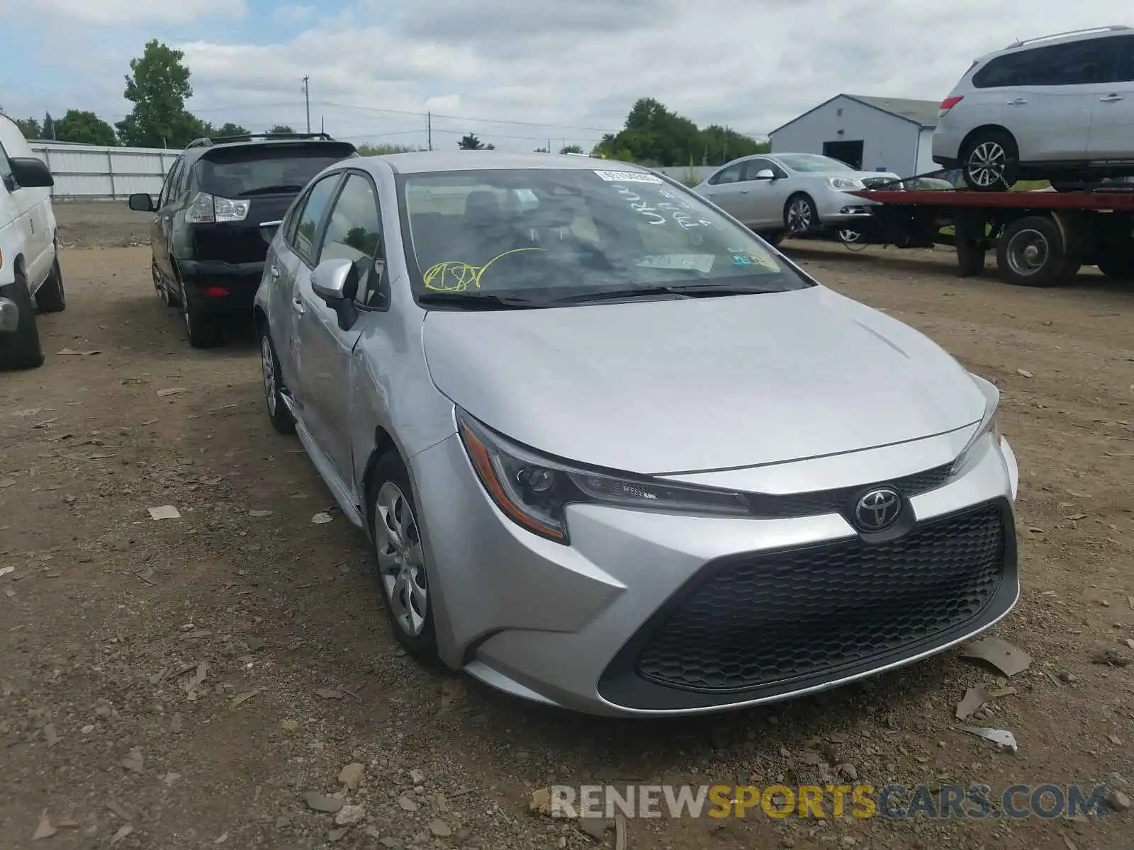 1 Photograph of a damaged car JTDEPRAE9LJ022321 TOYOTA COROLLA 2020