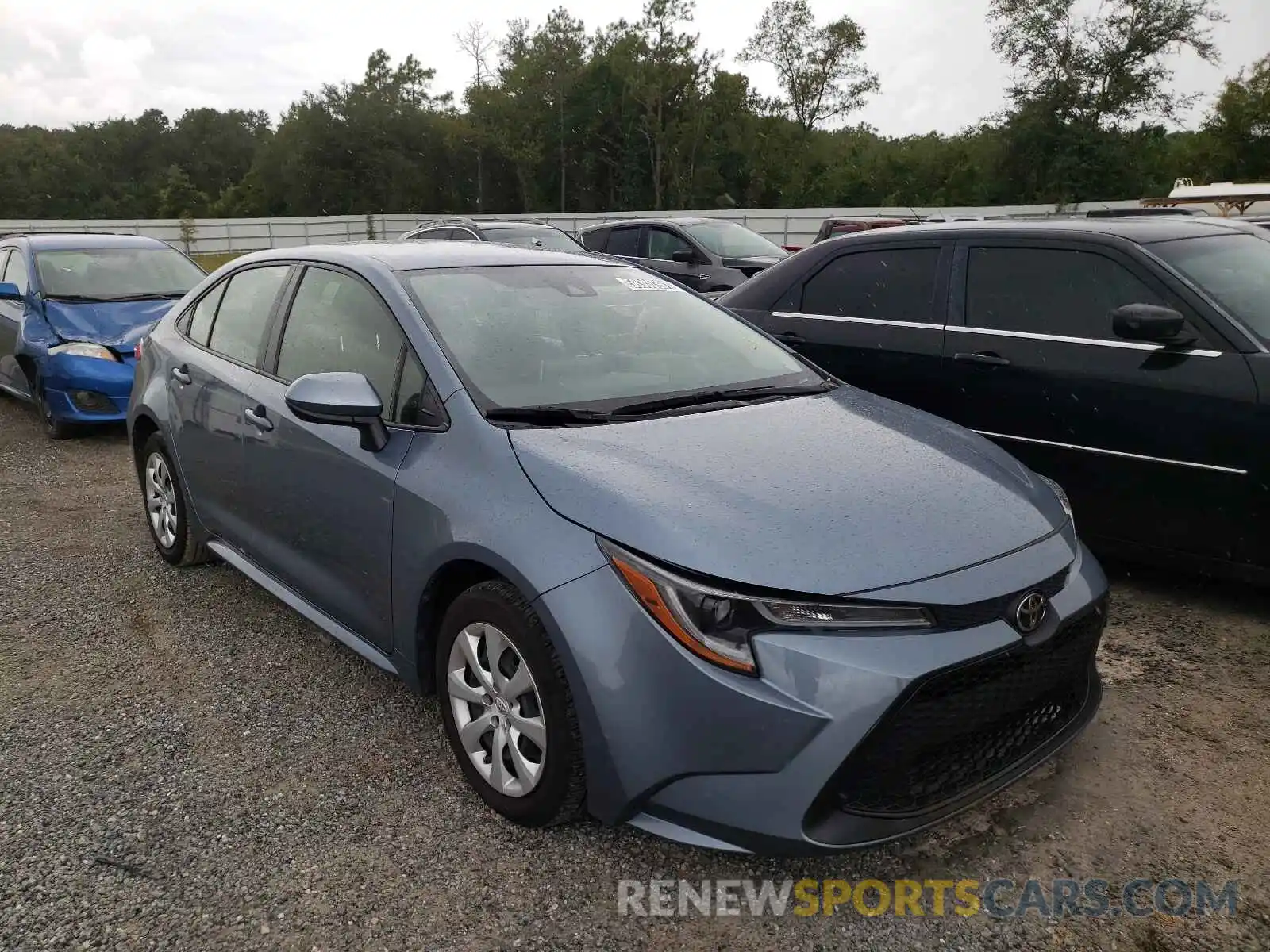 1 Photograph of a damaged car JTDEPRAE9LJ022349 TOYOTA COROLLA 2020