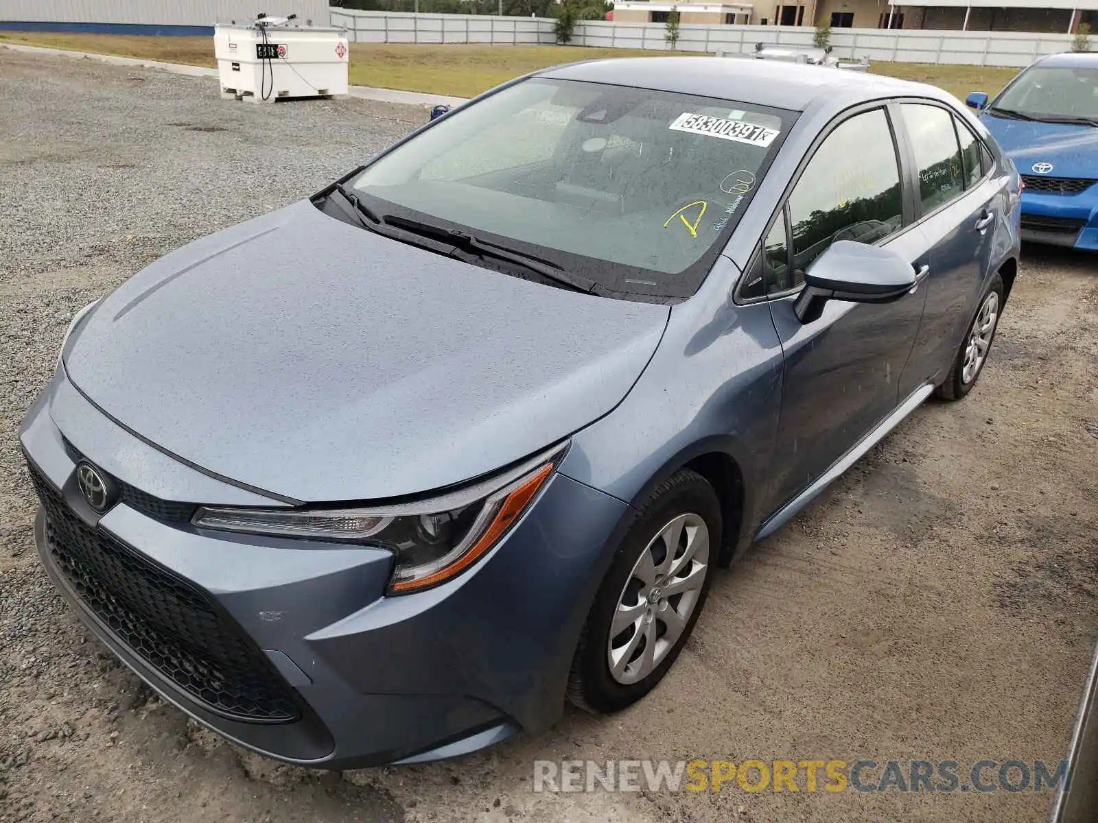 2 Photograph of a damaged car JTDEPRAE9LJ022349 TOYOTA COROLLA 2020