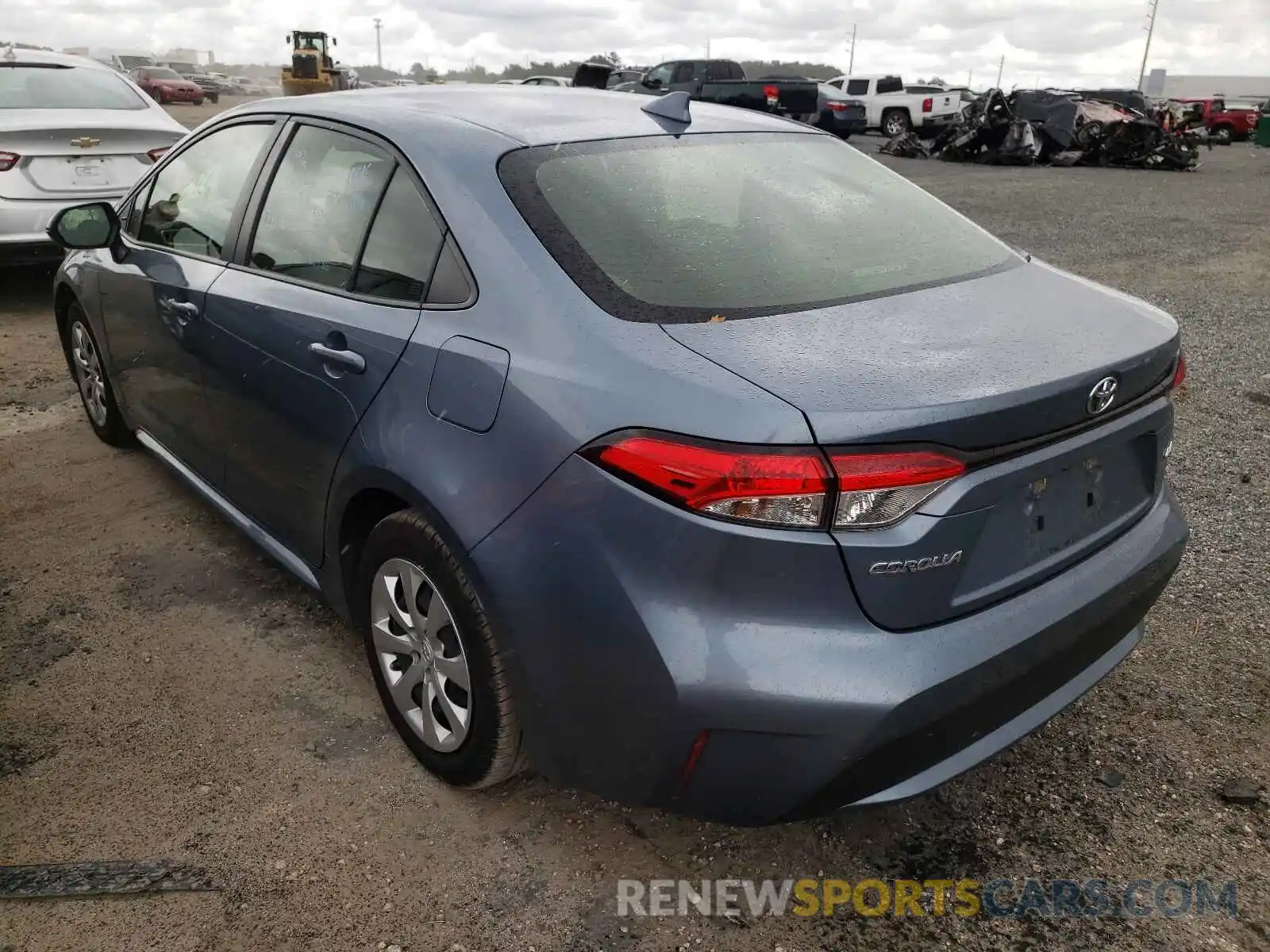 3 Photograph of a damaged car JTDEPRAE9LJ022349 TOYOTA COROLLA 2020