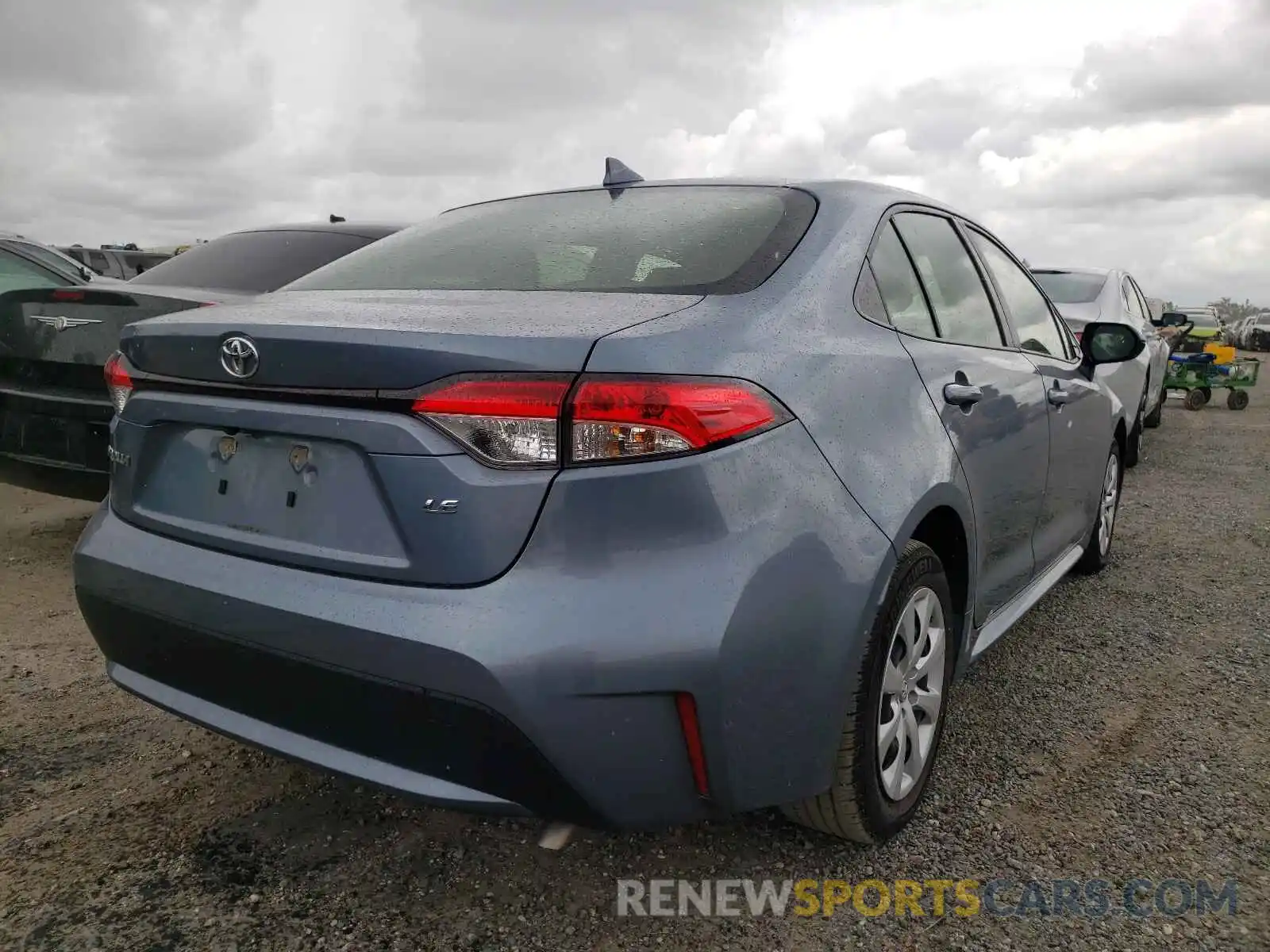 4 Photograph of a damaged car JTDEPRAE9LJ022349 TOYOTA COROLLA 2020