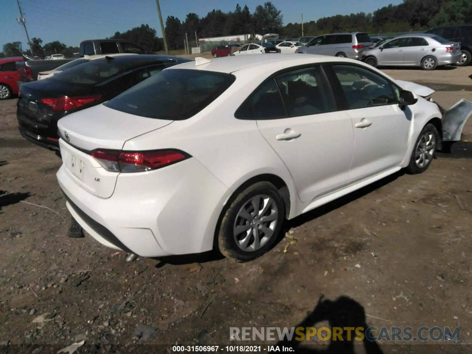 4 Photograph of a damaged car JTDEPRAE9LJ022402 TOYOTA COROLLA 2020