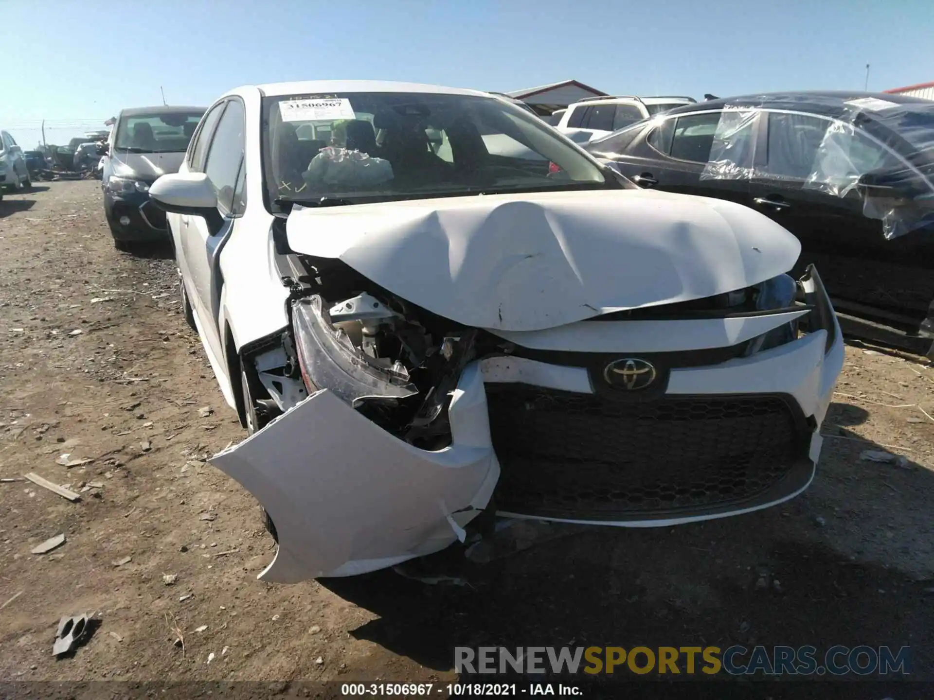 6 Photograph of a damaged car JTDEPRAE9LJ022402 TOYOTA COROLLA 2020