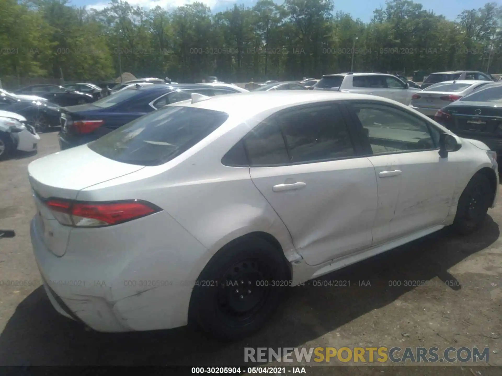 6 Photograph of a damaged car JTDEPRAE9LJ022576 TOYOTA COROLLA 2020