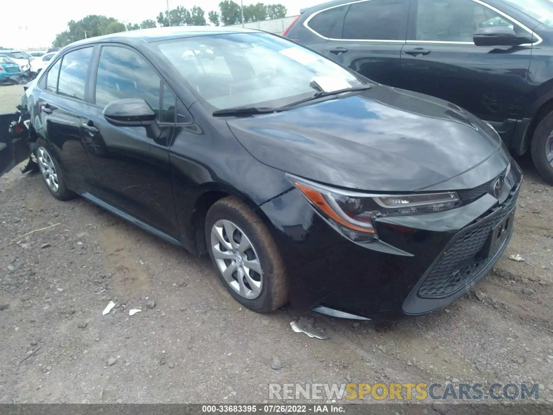 1 Photograph of a damaged car JTDEPRAE9LJ022612 TOYOTA COROLLA 2020