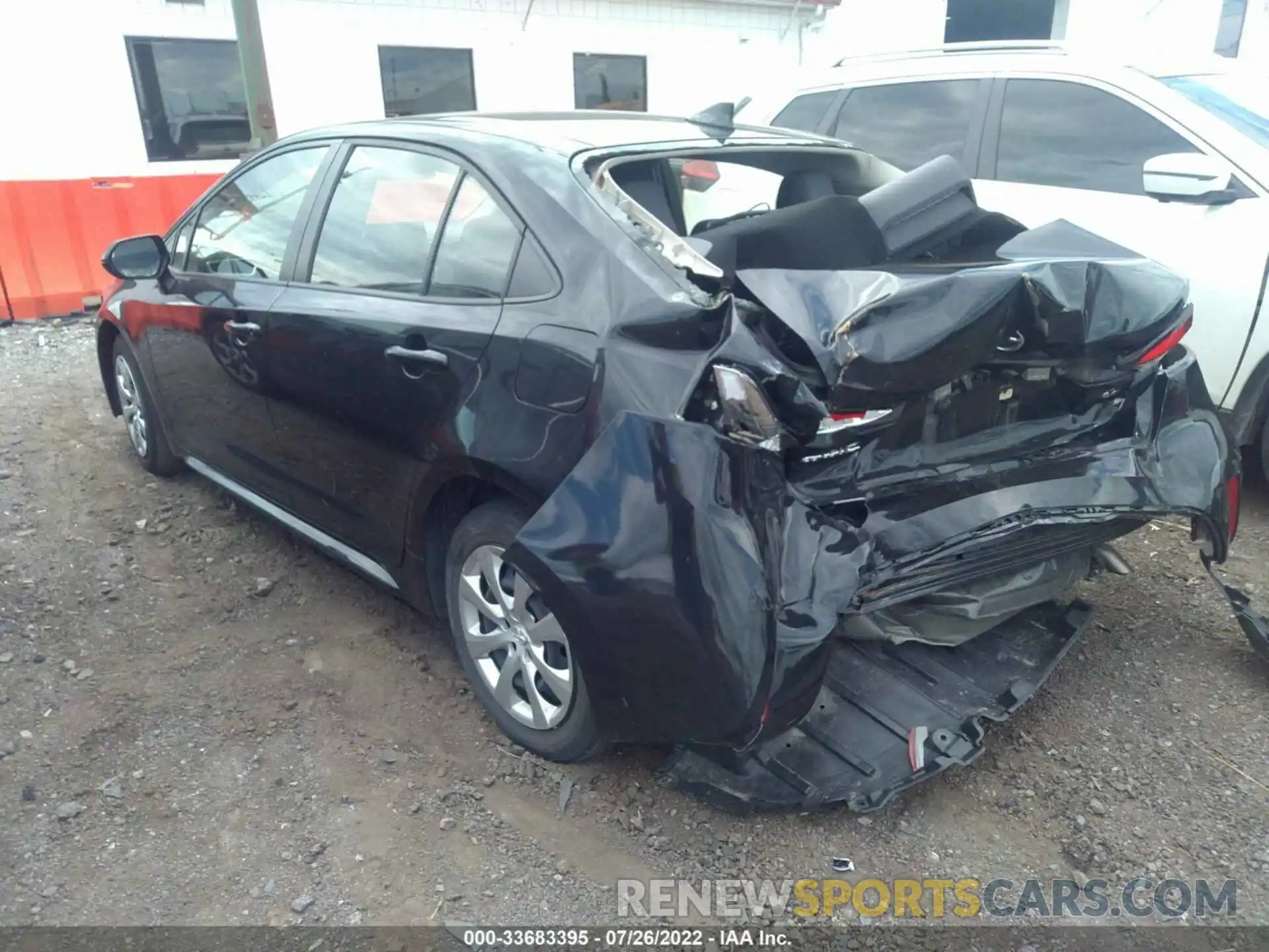 3 Photograph of a damaged car JTDEPRAE9LJ022612 TOYOTA COROLLA 2020