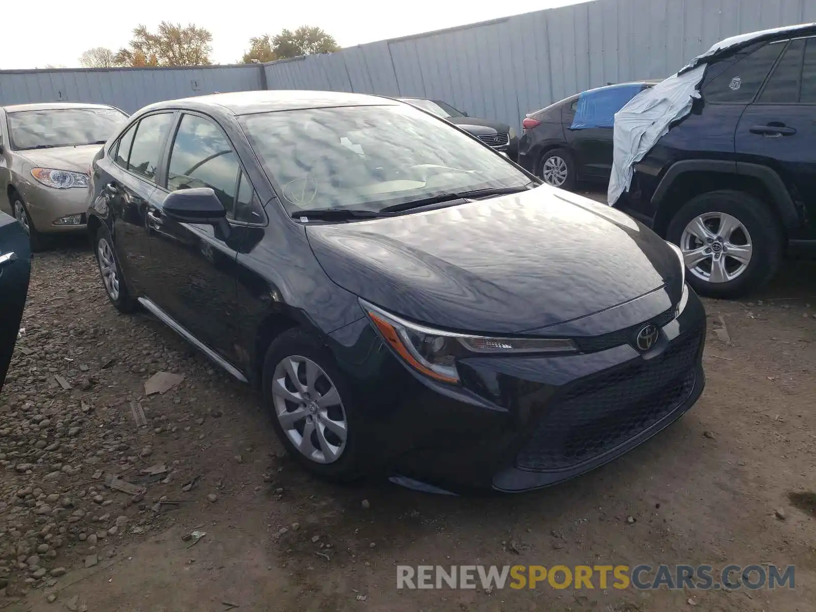 1 Photograph of a damaged car JTDEPRAE9LJ022819 TOYOTA COROLLA 2020