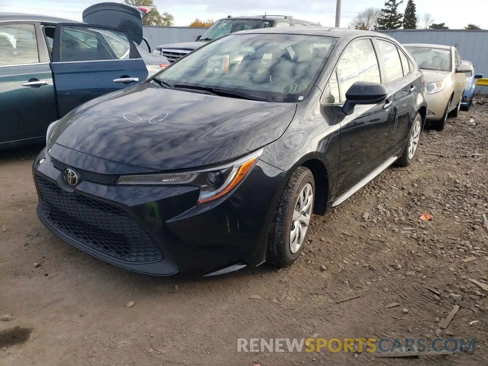 2 Photograph of a damaged car JTDEPRAE9LJ022819 TOYOTA COROLLA 2020