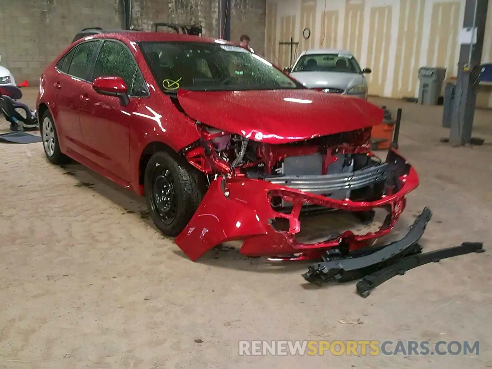 1 Photograph of a damaged car JTDEPRAE9LJ022951 TOYOTA COROLLA 2020